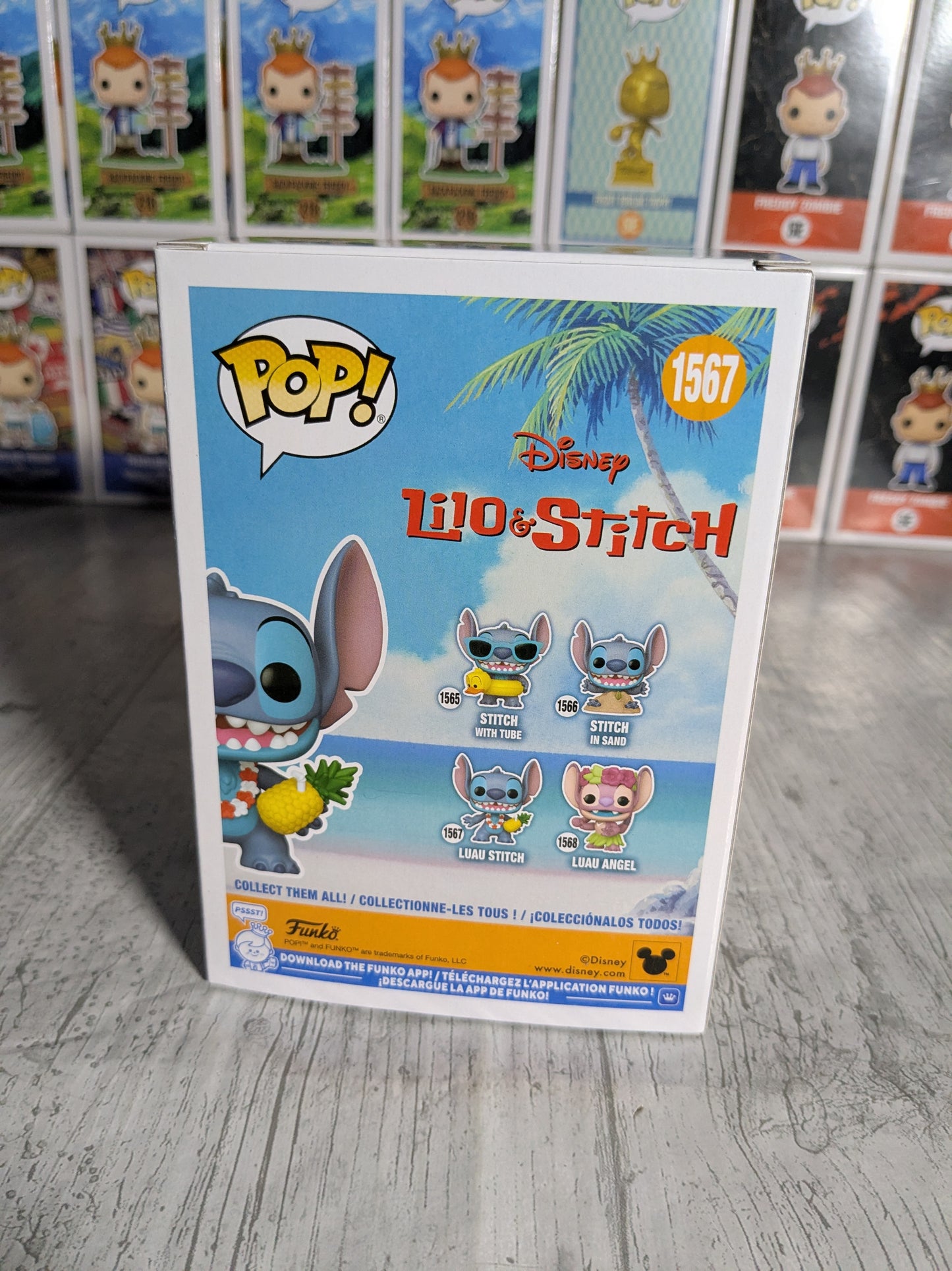 Funko pop 1567 : Luau Stitch (Flocked)