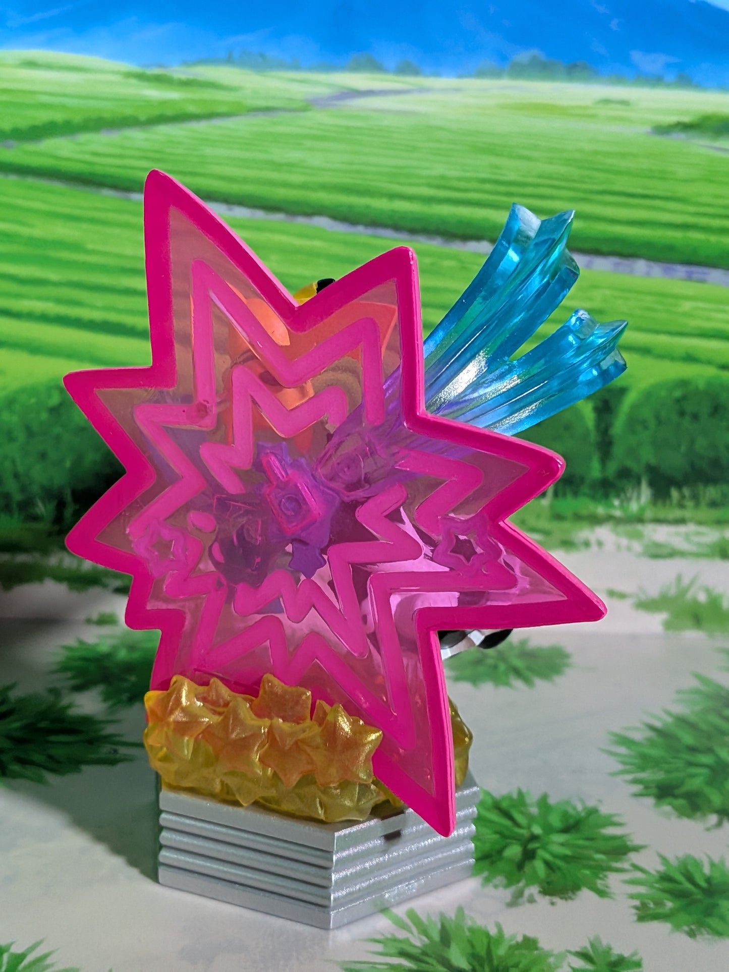 Re-Ment Pokémon - Pikachu & Zigzaton de Galar / Galarian Zigzagoon - Neon Party