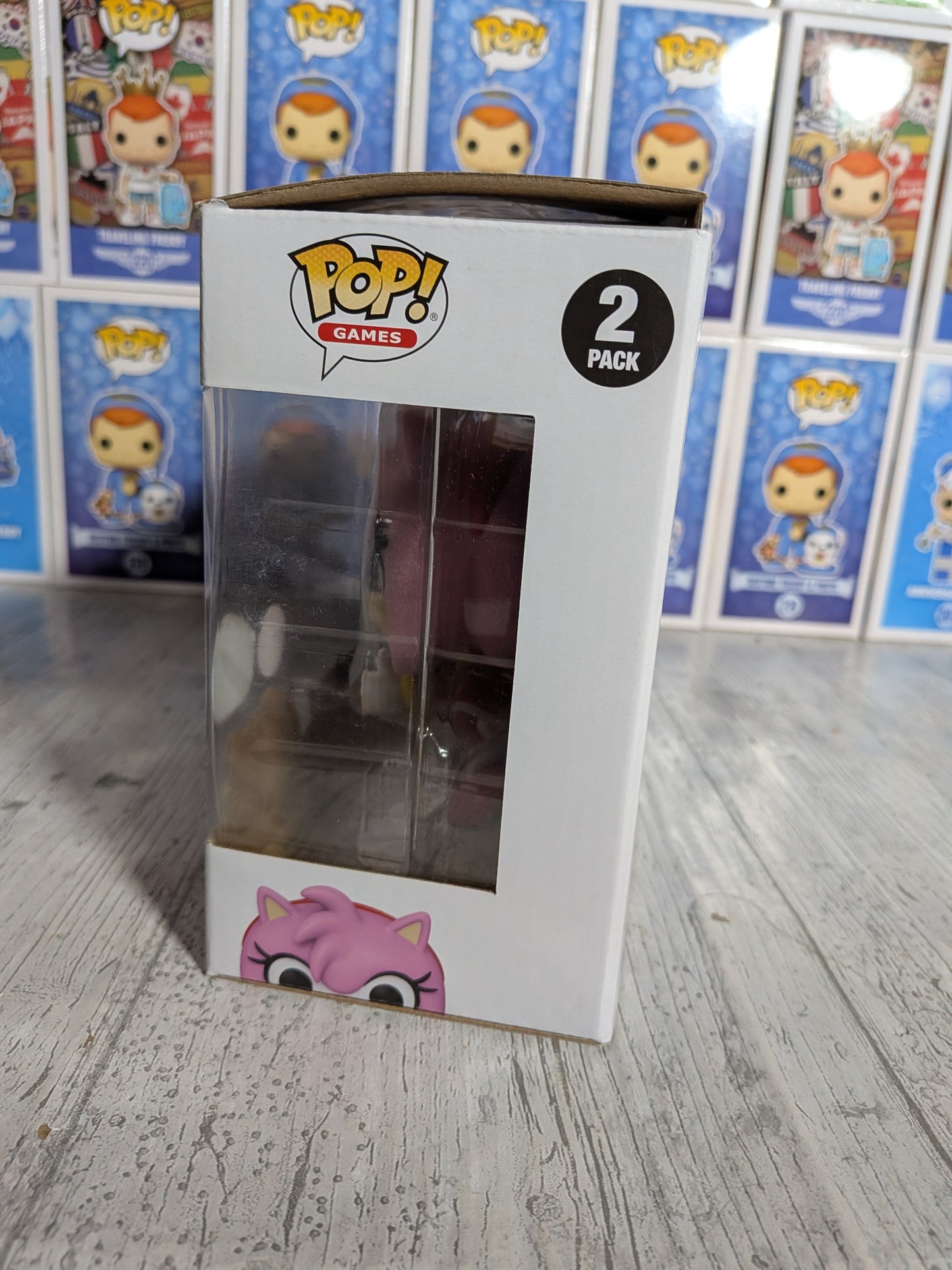 Funko Pop Sonic the Hedgehog - Shadow &amp; Amy (beflockt)