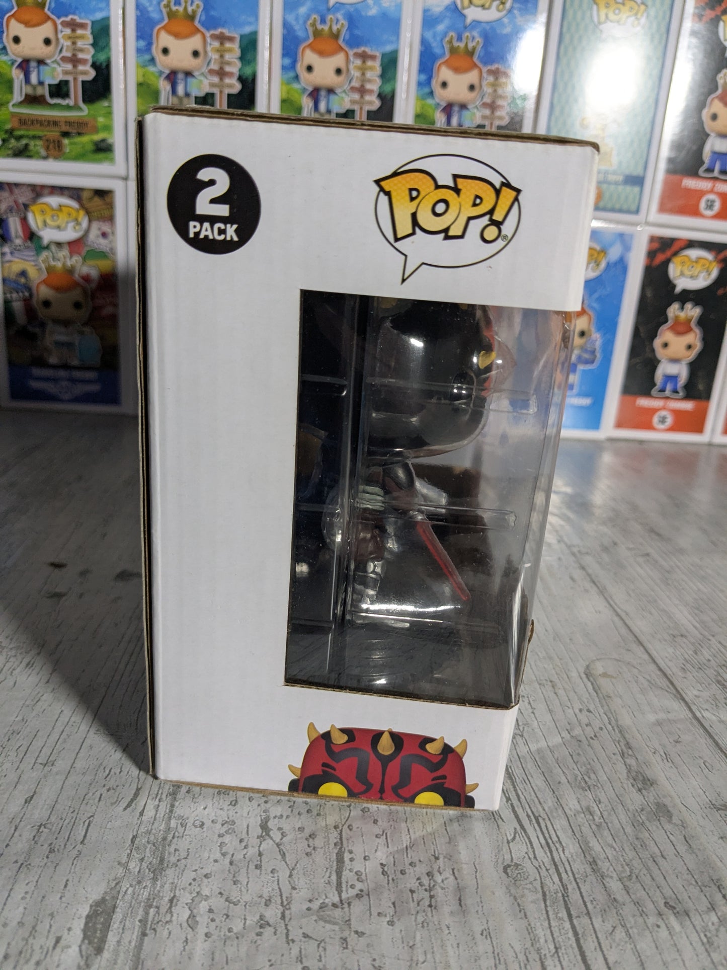 Funko pop : Darth Maul vs Ahsoka Tano (GameStop/Damaged Box)