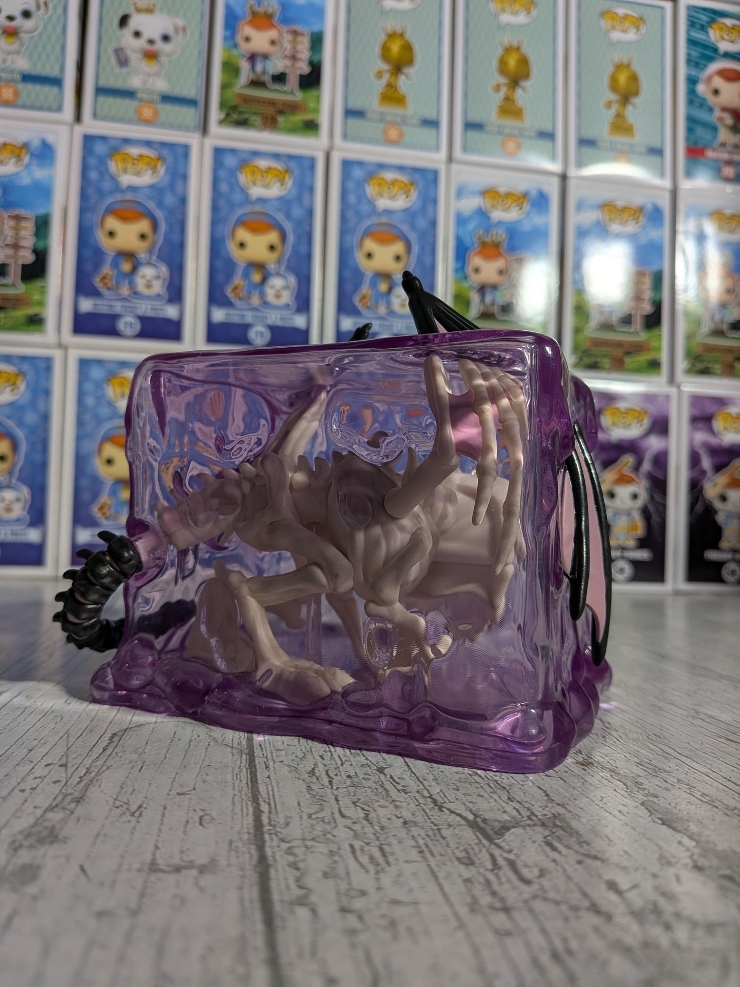 Funko Pop Games Dungeons &amp; Dragons #1069 - Gelatinewürfel mit Dracolich (Leuchtend/Geöffnet/Beschädigtes Plastik)