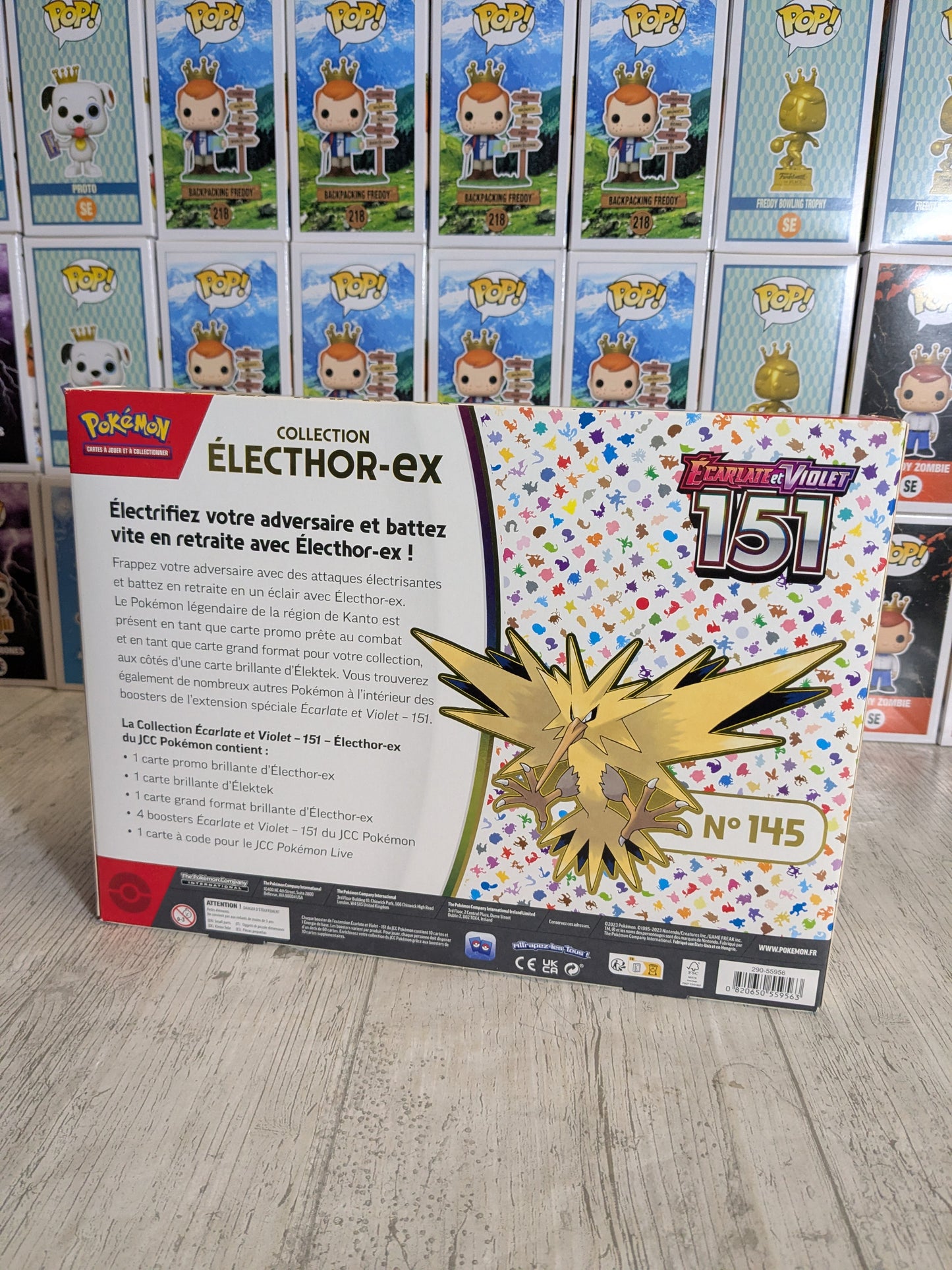 Coffret Pokémon 151 Électhor-ex (FR) - La Légende Électrique de Kanto