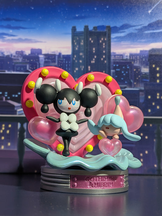 Re-Ment Pokémon - Mesmerella / Gothorita & Bibichut / Hatenna - Neon Party