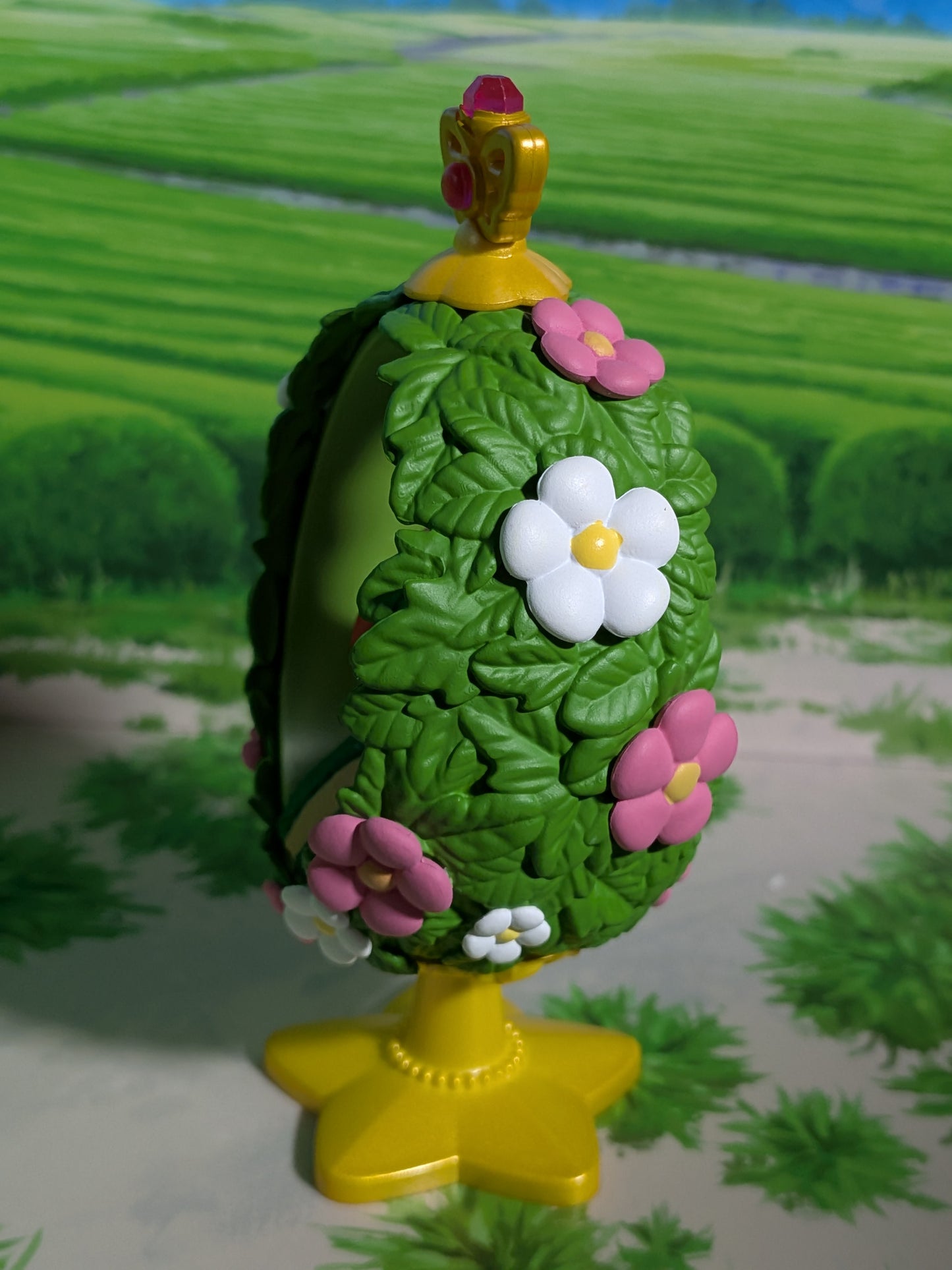Re-Ment - Kirby OVALTIQUE COLLECTION - Kirby with Butterfly