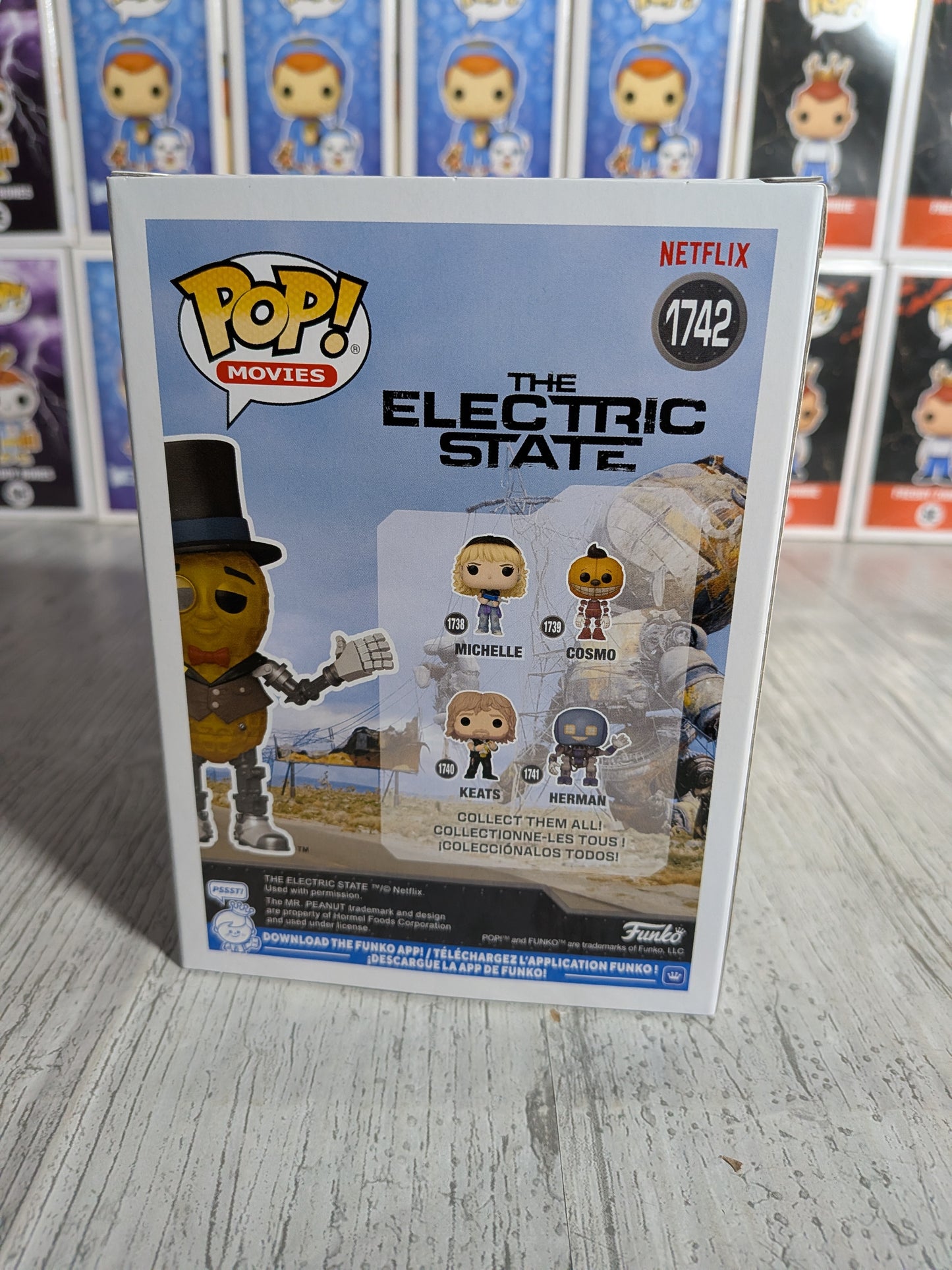 Funko Pop The Electric State #1742 – Mr. Peanut Figur