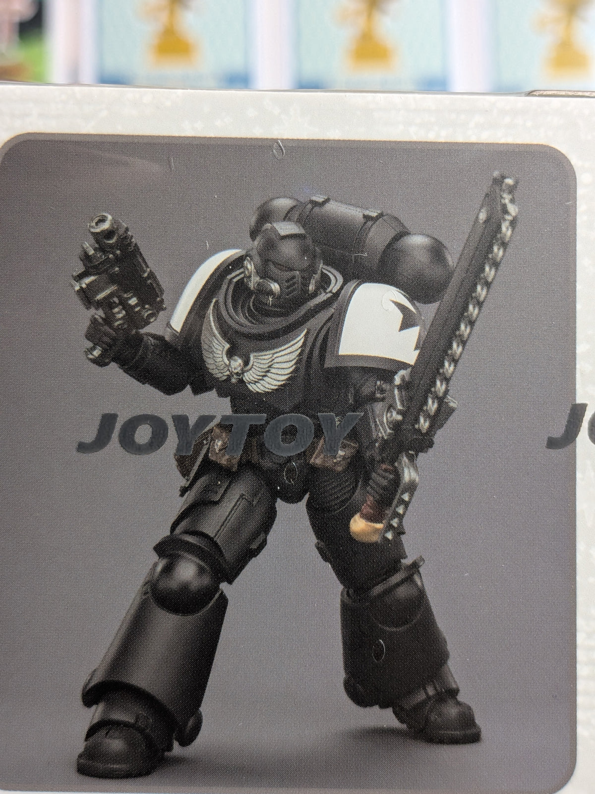 JoyToy Warhammer 40k - Space Marines Black Templars Intercessor (12.3cm)