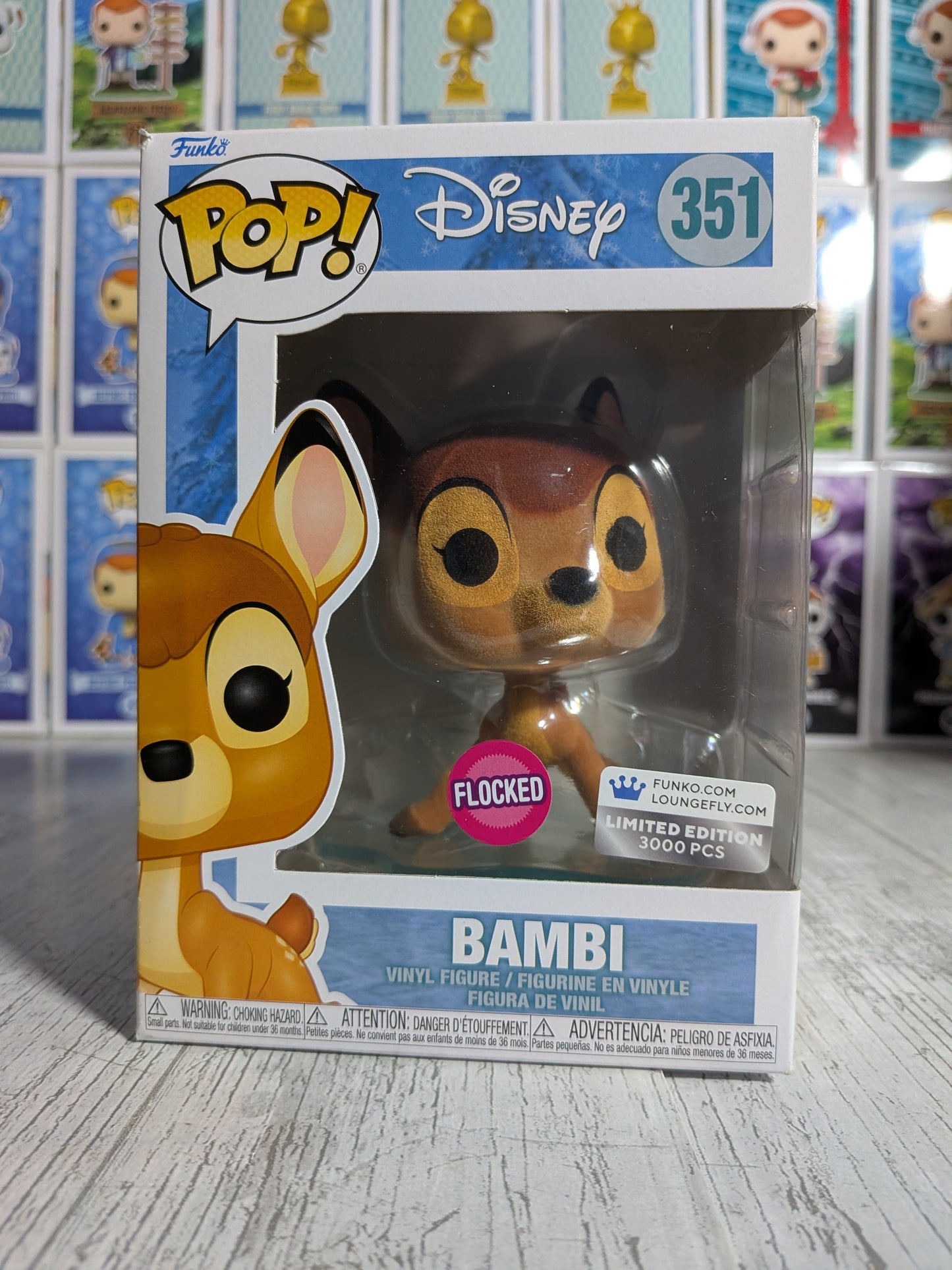 Funko pop Disney #351 - Bambi (Funko x Loungefly/3000 pezzi/scatola floccata/danneggiata)
