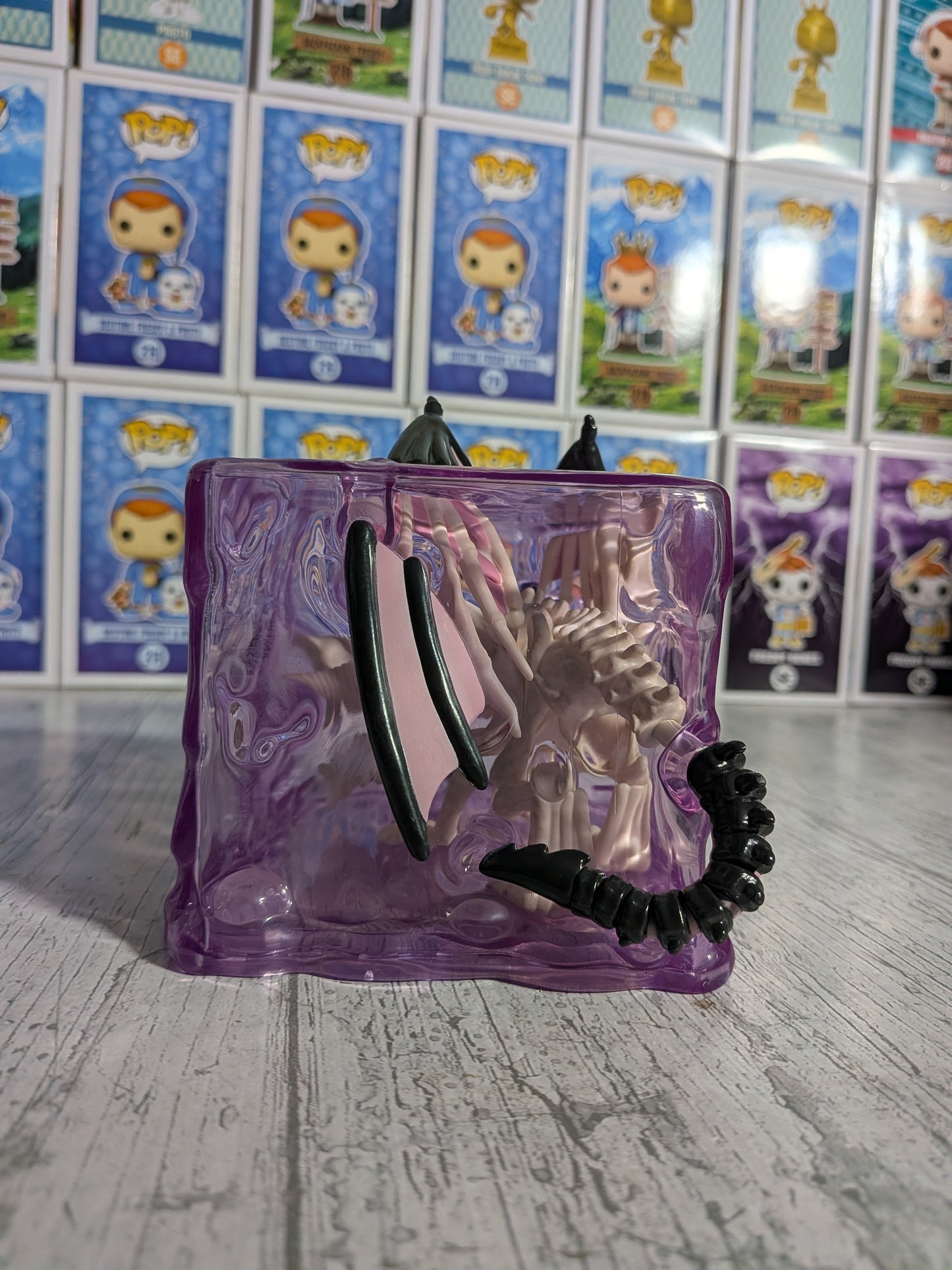 Funko Pop Games Dungeons &amp; Dragons #1069 - Gelatinewürfel mit Dracolich (Leuchtend/Geöffnet/Beschädigtes Plastik)