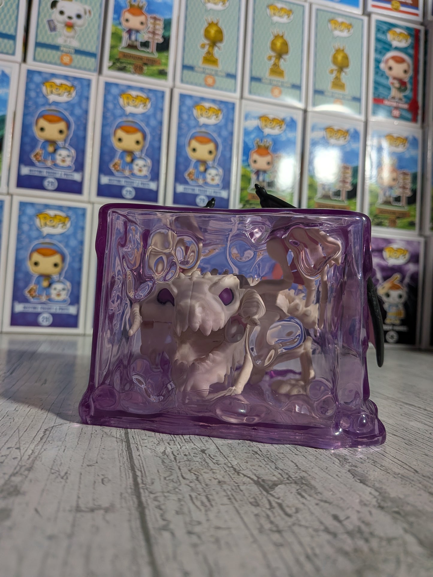 Funko Pop Games Dungeons &amp; Dragons #1069 - Gelatinewürfel mit Dracolich (Leuchtend/Geöffnet/Beschädigtes Plastik)