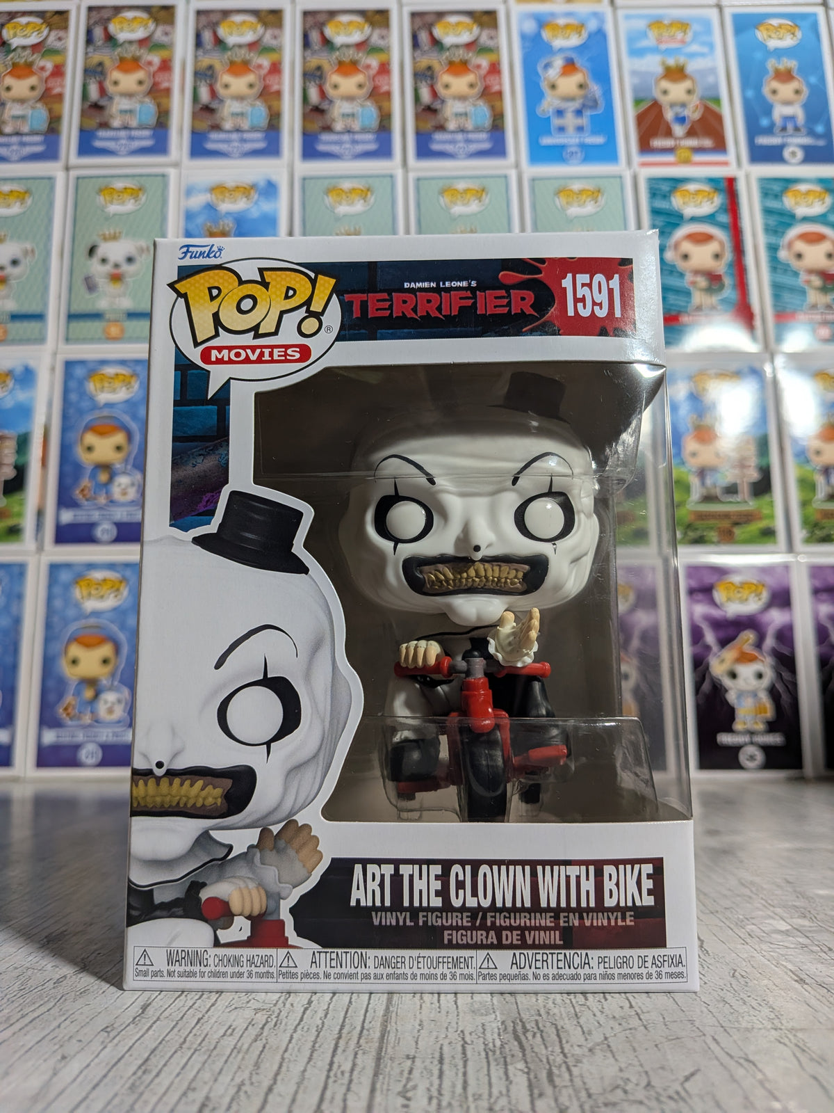 Funko Pop! Movies Terrifier #1591 - Art the Clown with Bike