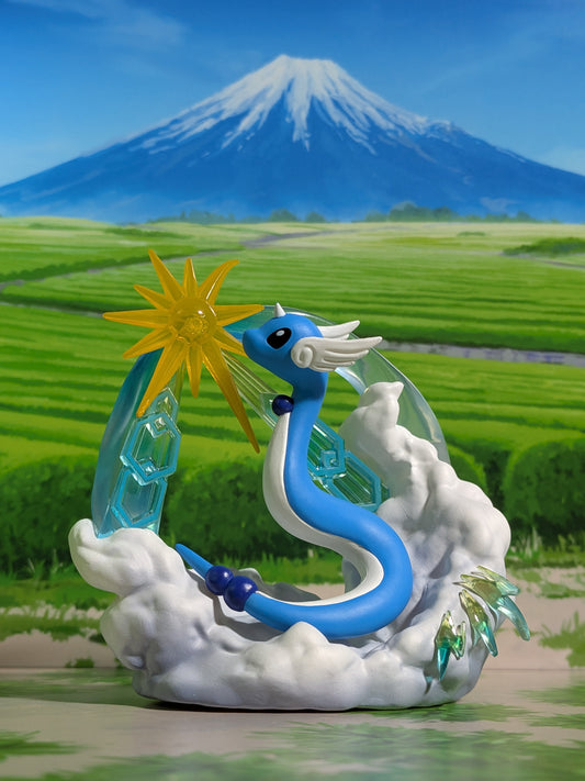 Re-Ment Pokémon Circular Diorama Collection 2 - Draco | Dragonair (~10cm)