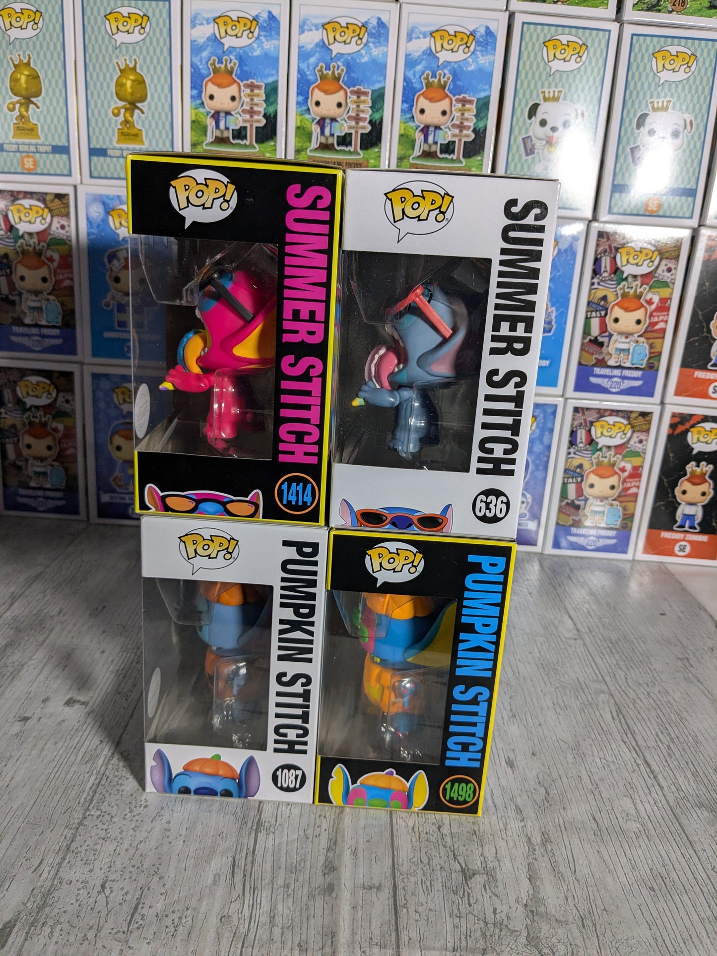 Funko pop Disney - Summer Stitch & Pumpkin Stitch (Bundle 4)