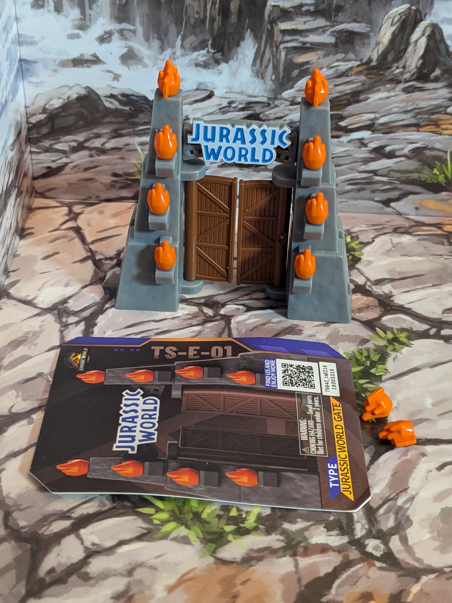 Blokees - Jurassic World Terraventure Ts02 - Jurassic World Gate (~9cm)