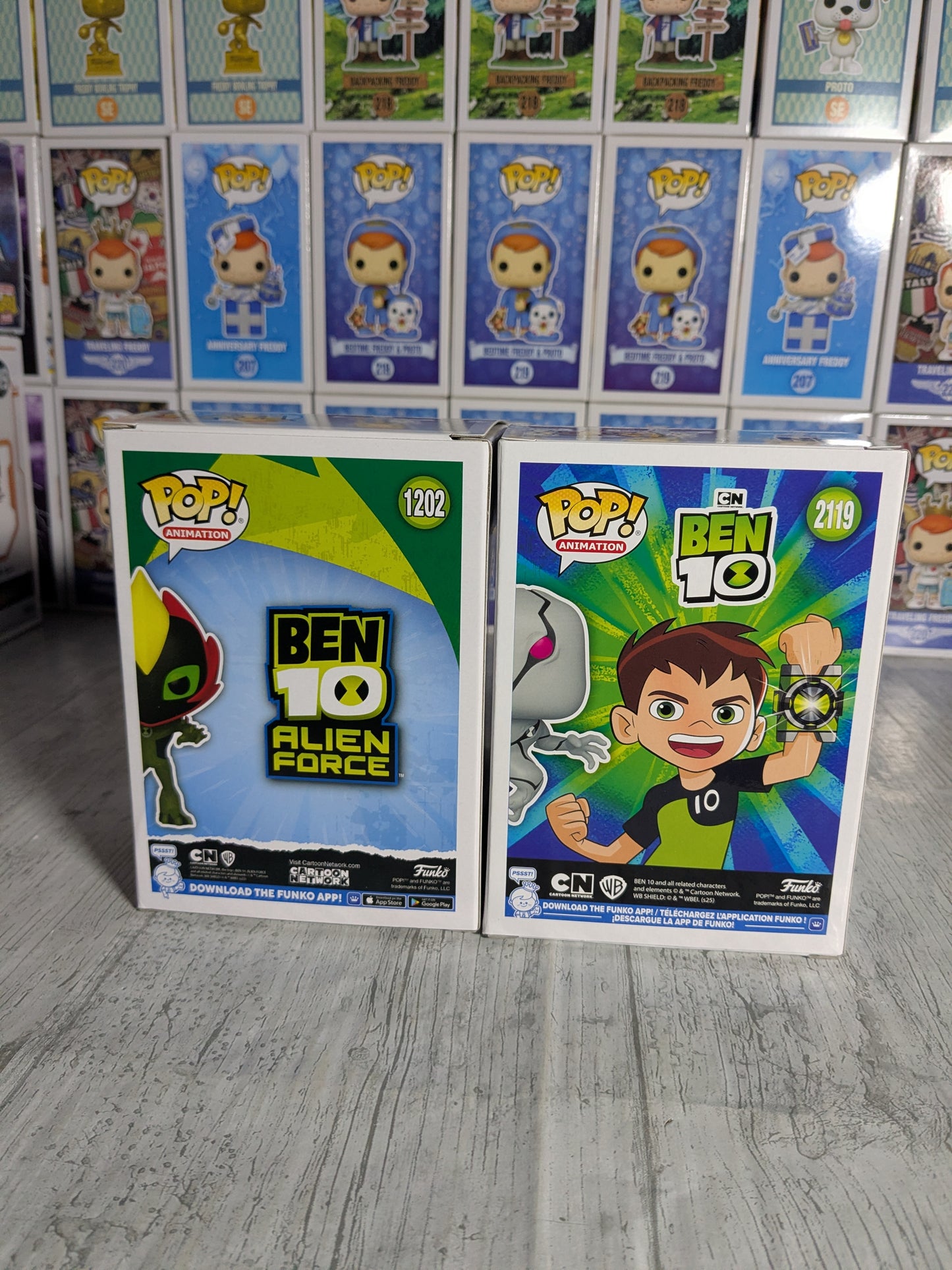 Funko pop Ben 10 / Ben 10 Alien Force - Swampfire & Ghostfreak (Bundle)
