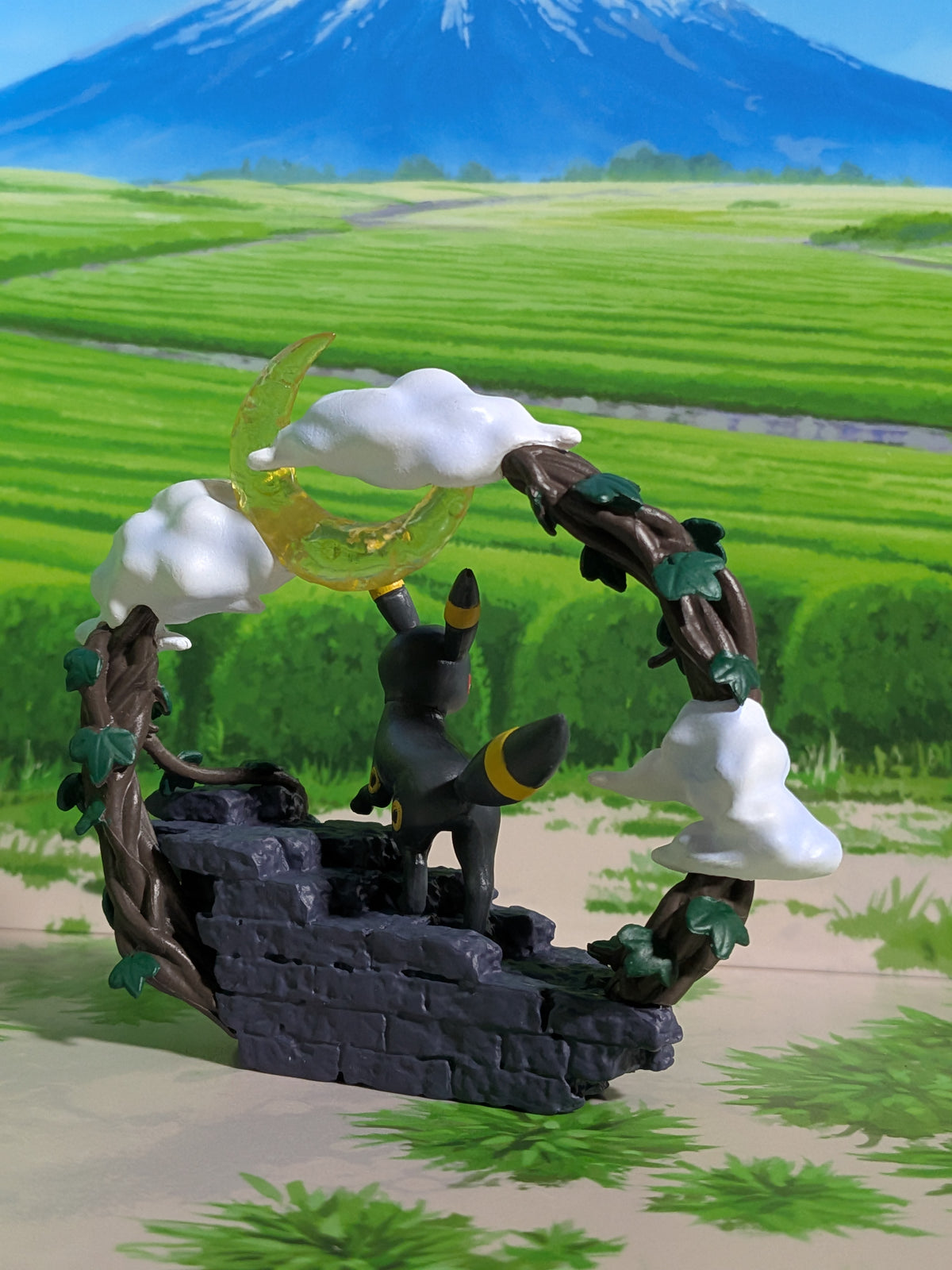 Re-Ment Pokémon - Noctali / Umbreon - Circular Diorama