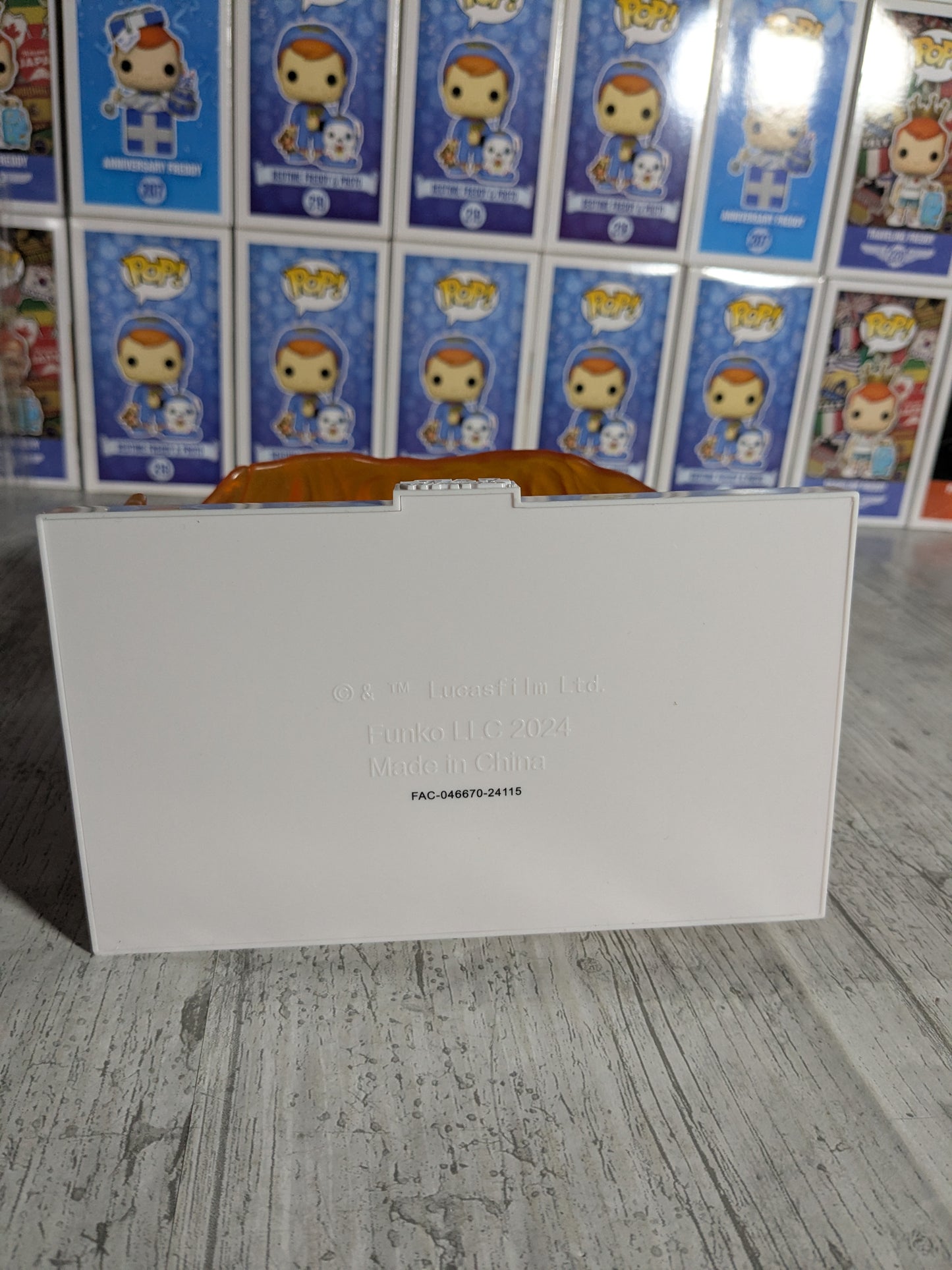 Funko pop Star Wars #719 - Grogu Force Barrier (Opened / Damaged Box/ Destroyed plastic)