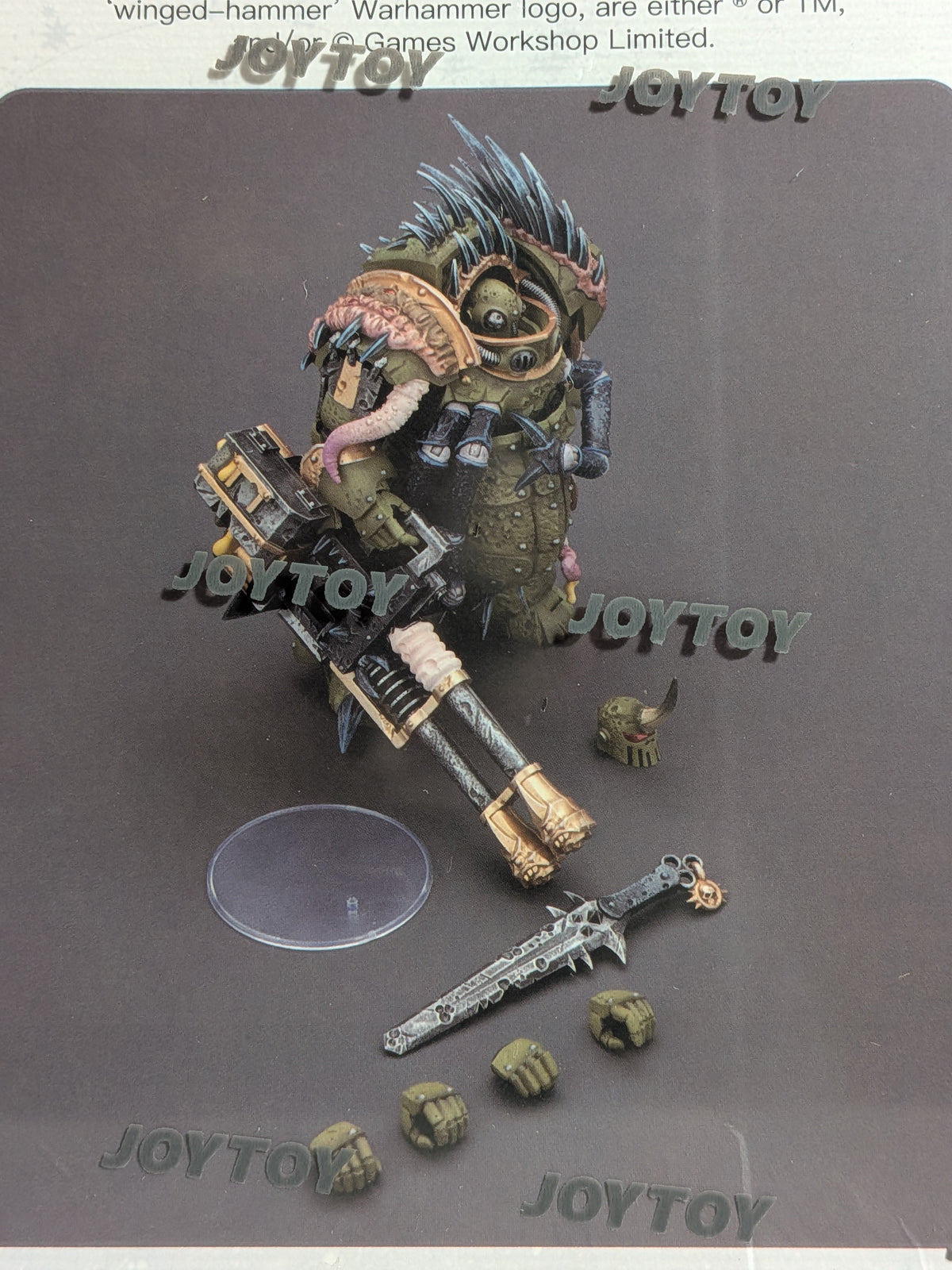 JoyToy Warhammer 40k - Death Guard Blightlord Terminator 1 (14cm)