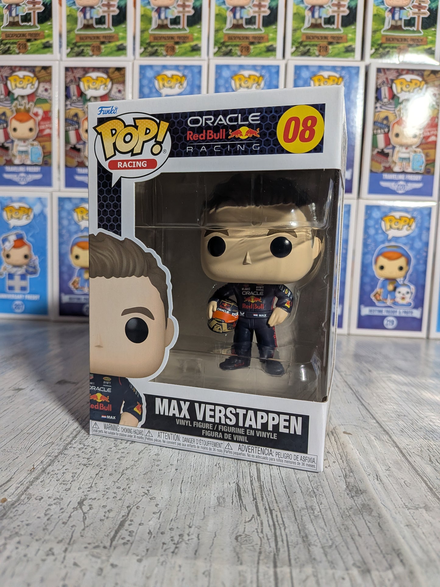 Funko pop Racing #08 - Max Verstappen with Helmet