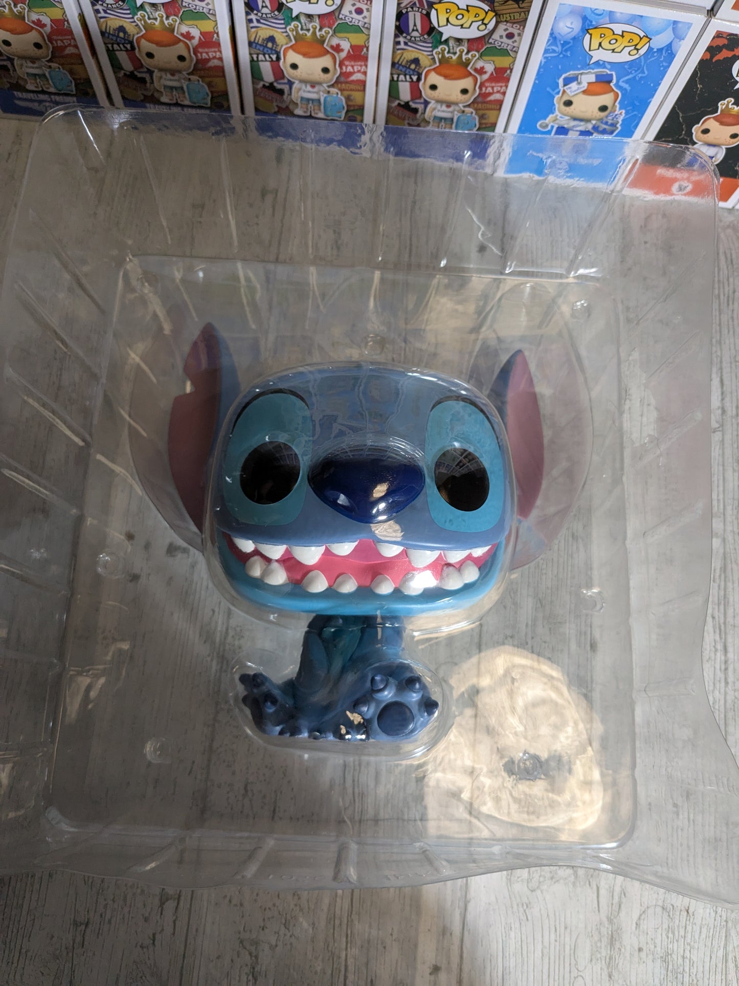 Funko pop 1046 : Stitch (Opened / Damaged box + Plastic)