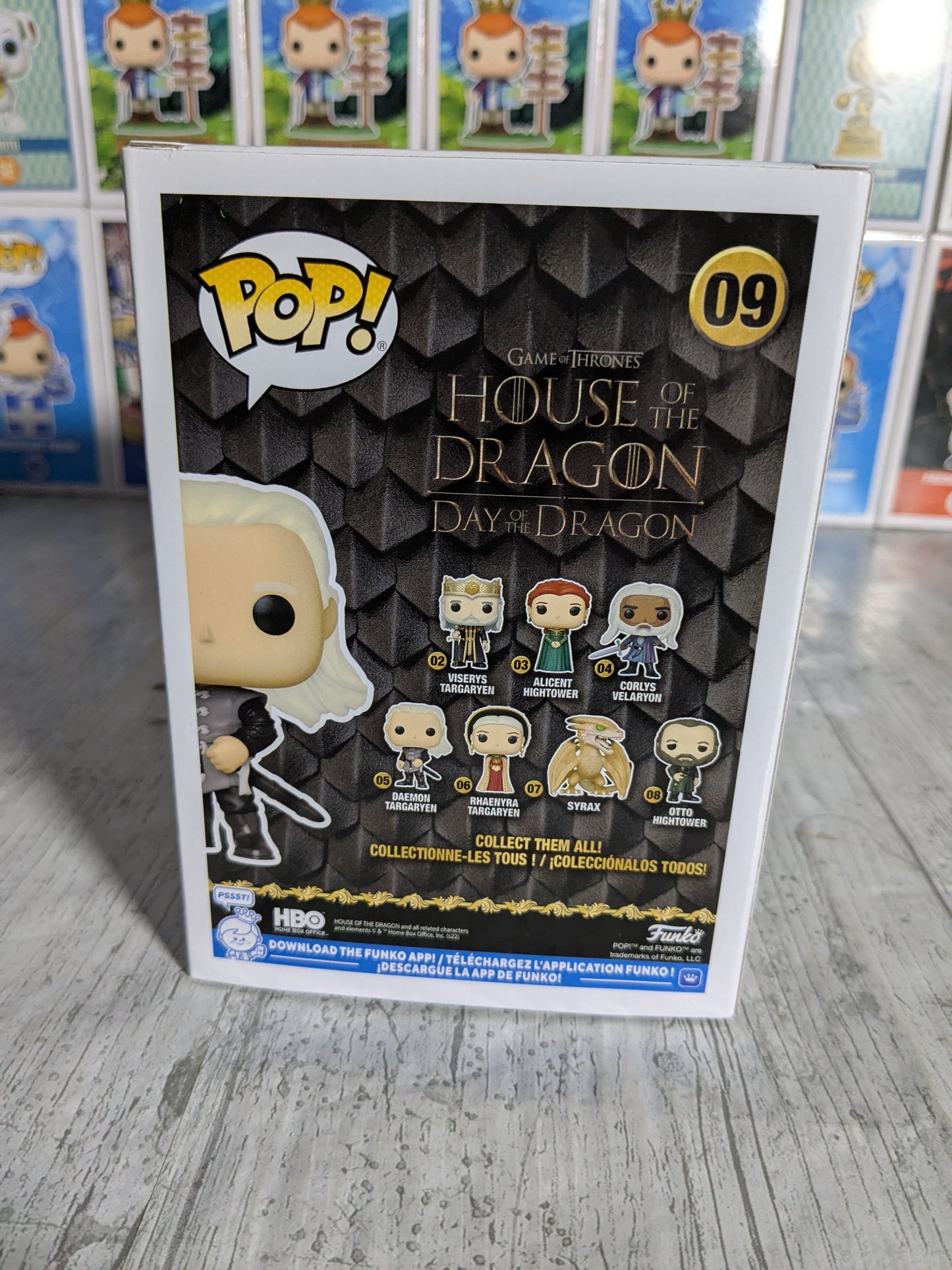 Funko pop House of the Dragon #09 - Daemon Targaryen with Dragon Egg