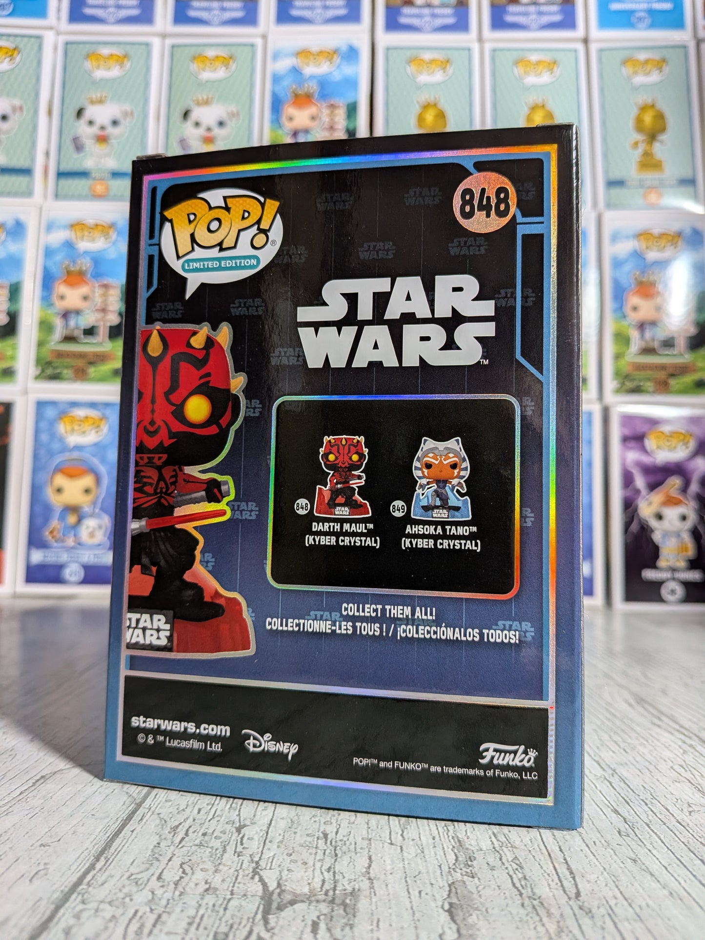 Funko Pop! Star Wars #848 - Darth Maul (Kyber Crystal) (SC2026/9500PCS)
