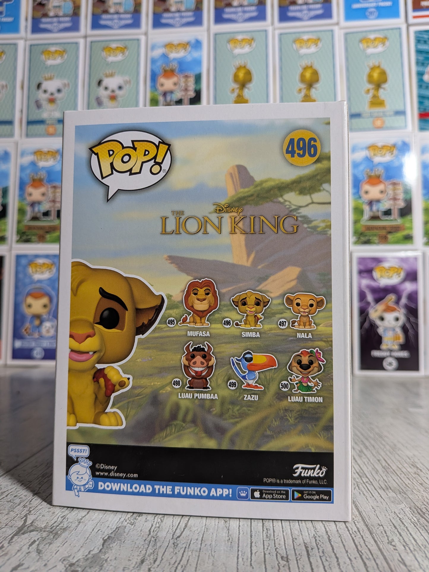 Funko Pop Disney The Lion King #496 - Simba (Flocked/HQE)