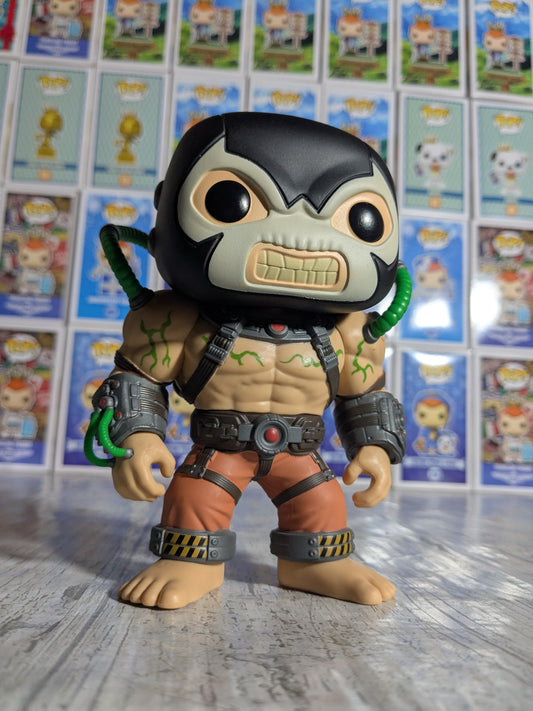 Funko pop Heroes #532 - Bane (GameStop Exclusive/ Glow in The Dark/ Damaged Box/ Damaged Plastic/ Opened)