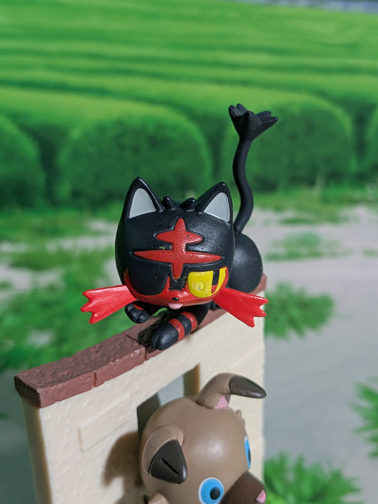 Re-Ment Pokémon - Flamiaou & Rocabot | Litten & Rockruff | Nyabby & Iwanko - Welcome Home Collection