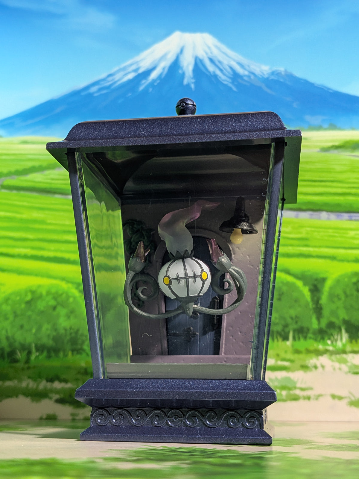 Re-Ment Pokémon Lantern Diorama - Lugulabre / Chandelure (~10 cm)