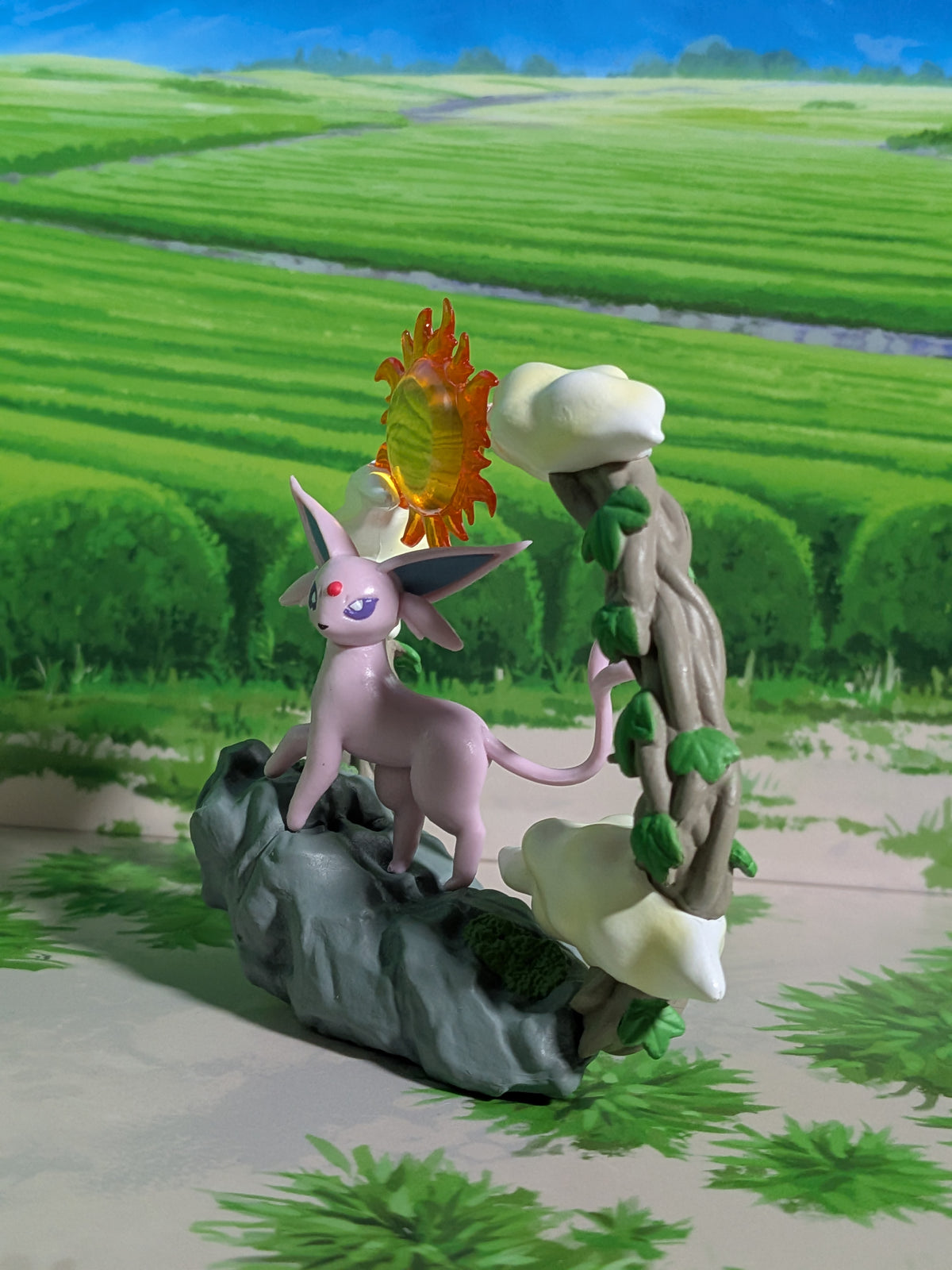 Re-Ment Pokémon - Espeon - Diorama circolare
