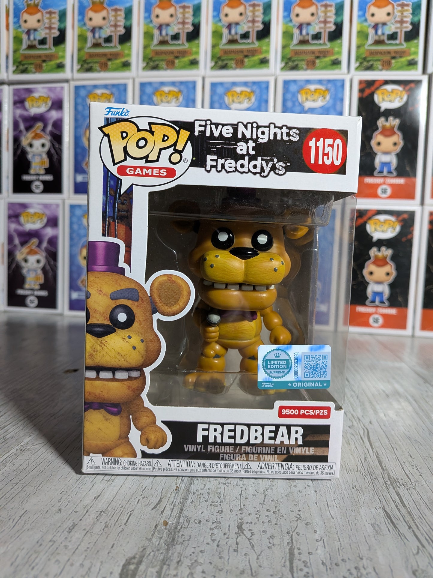Funko Pop Five Nights at Freddy's #1150 – Fredbear (9500 Stück/Geöffnet/Beschädigter Kunststoff)