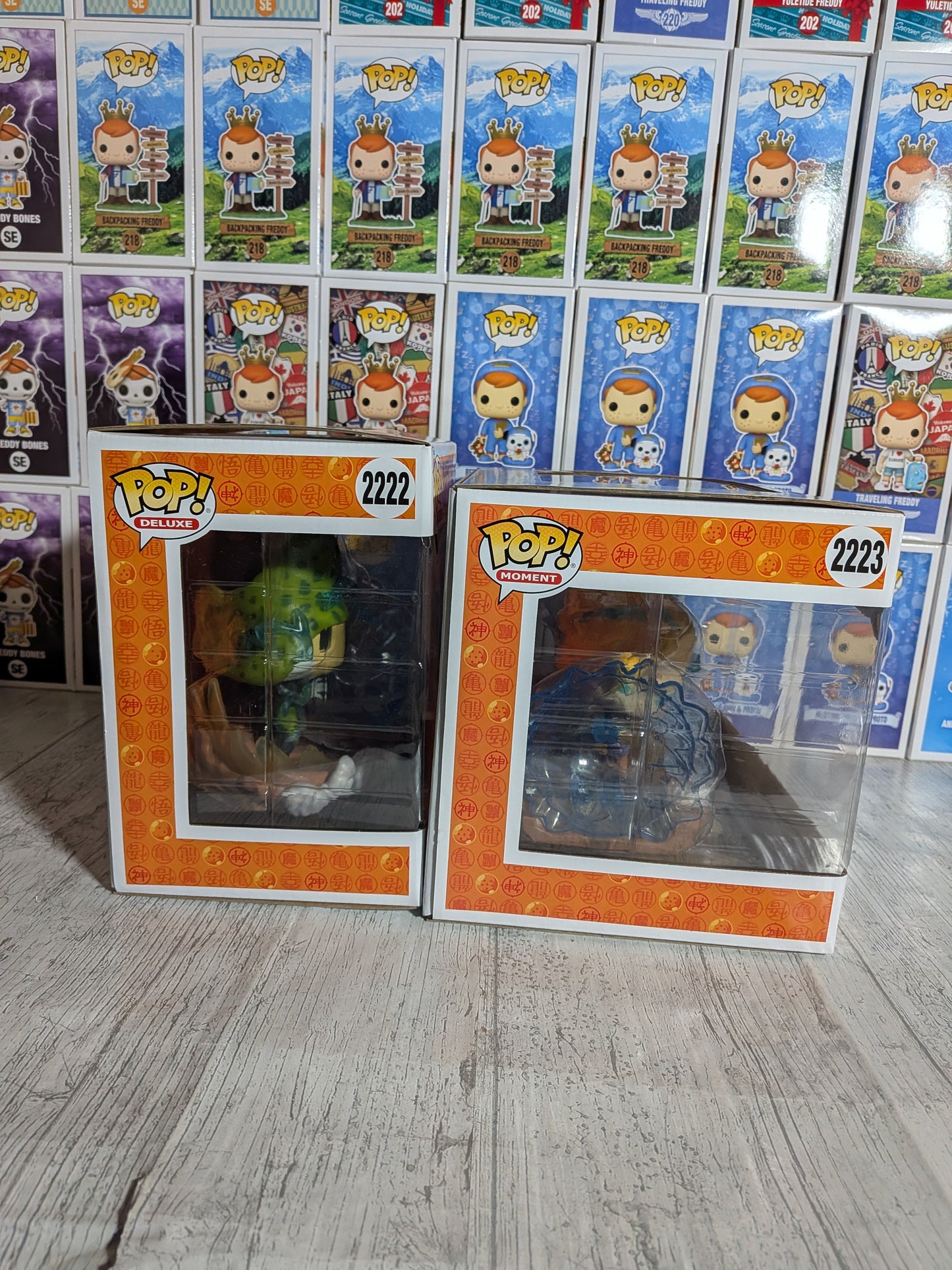 Funko pop Dragon Ball Z - Perfect Cell vs Father-Son Kamehameha