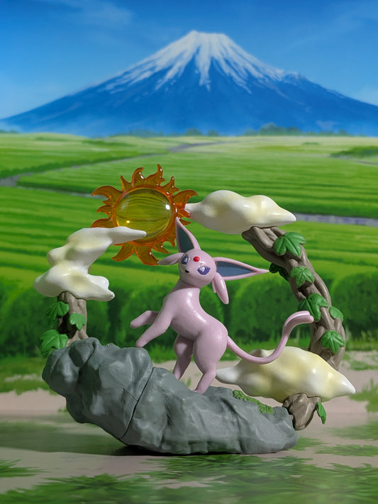 Re-Ment Pokémon - Mentali / Espeon - Circular Diorama