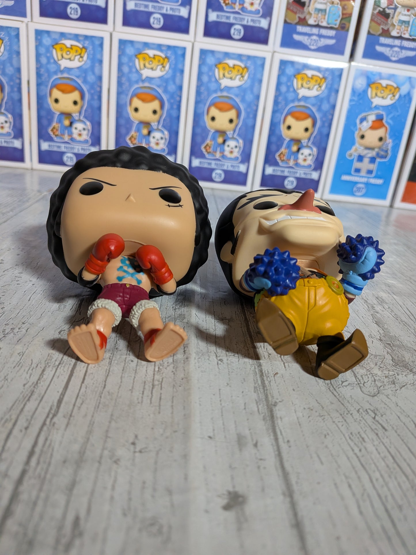 Funko Pop One Piece – Luffy &amp; Foxy (geöffnet)