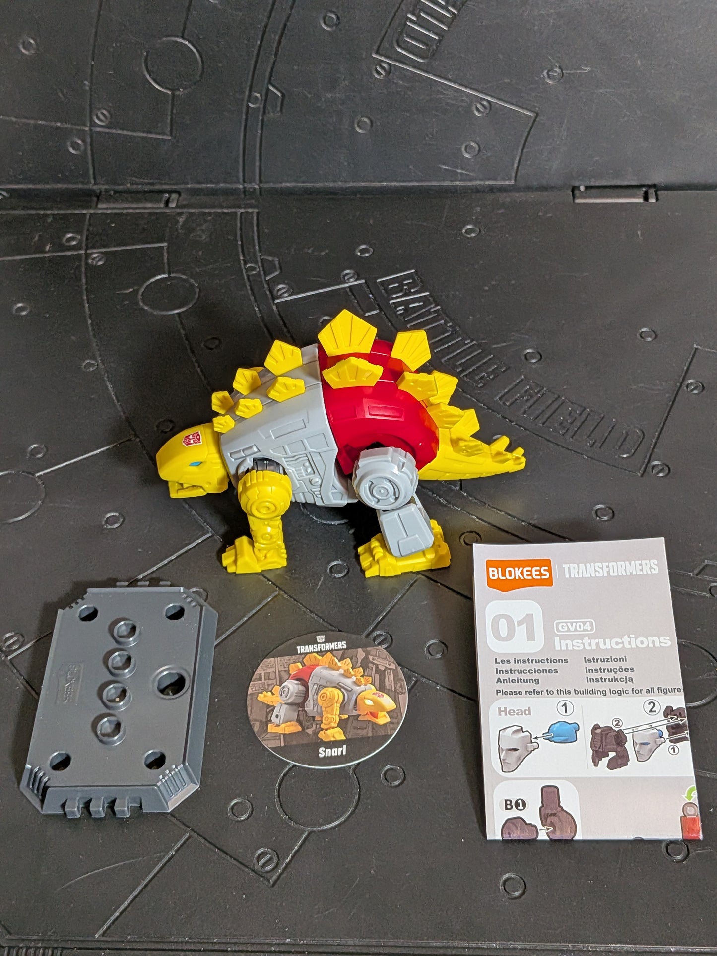 Blokees - Transformers Galaxy Version 04 - Snarl (Alternate/Dinobot Mode) (~10-12cm)