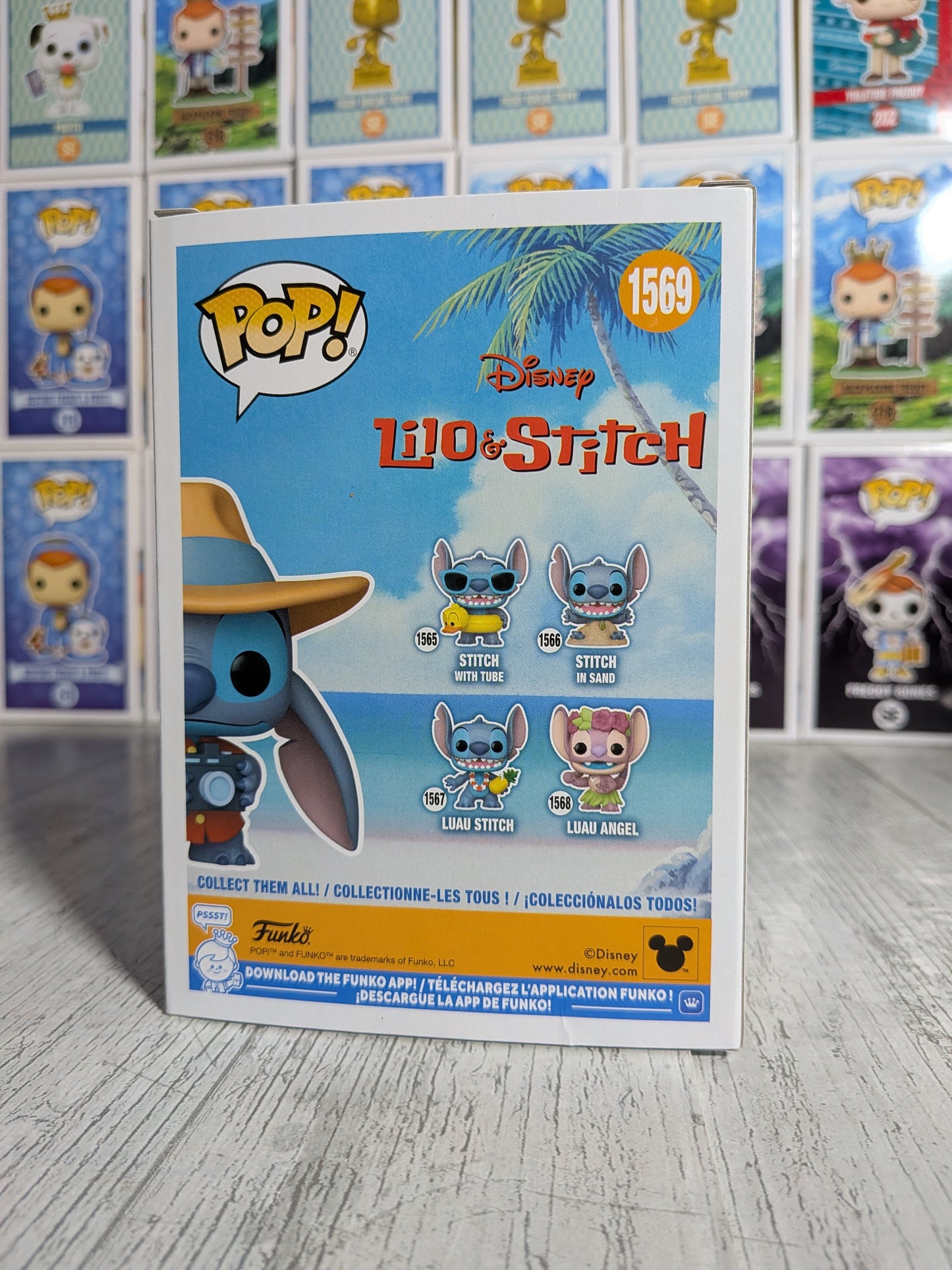 Funko pop Disney Lilo &amp; Stitch #1569 - Tourist Stitch