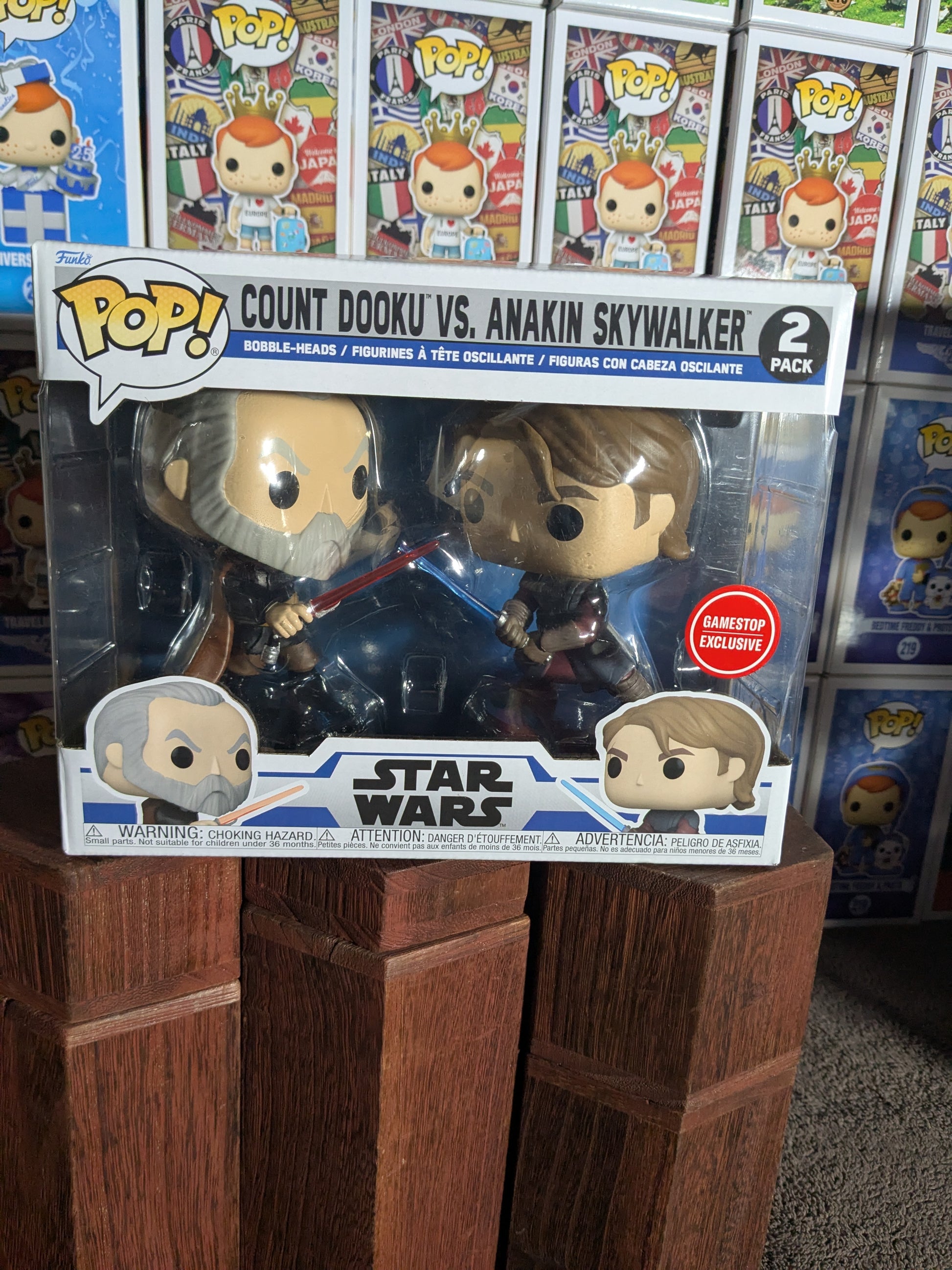 Funko pop : Count Dooku vs Anakin Skywalker (GameStop) - CapyToys