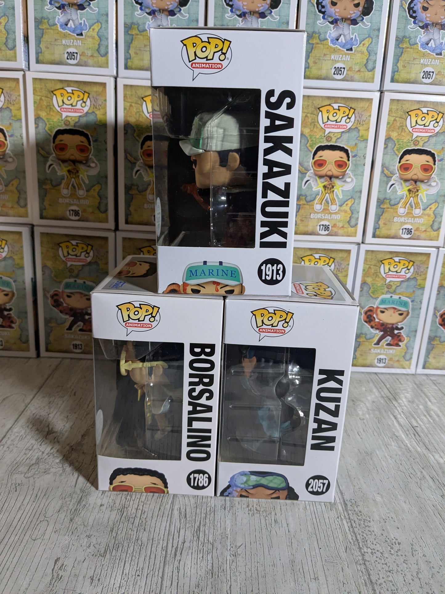 Funko pop One Piece - Navy Admirals (Bundle)