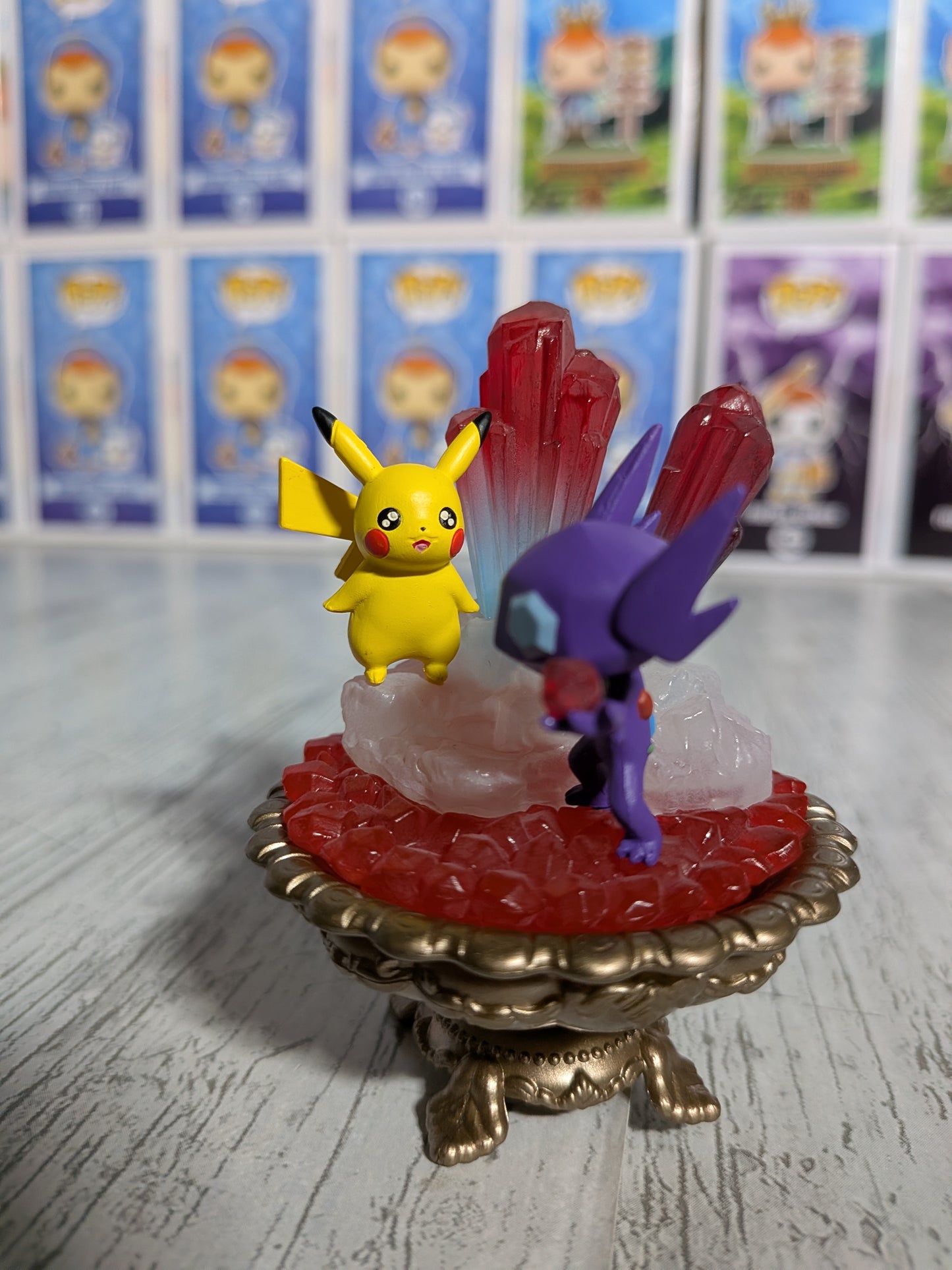 Re-Ment Pokémon Gemstone Collection 2 - Pikachu & Ténéfix | Sableye (~10cm)
