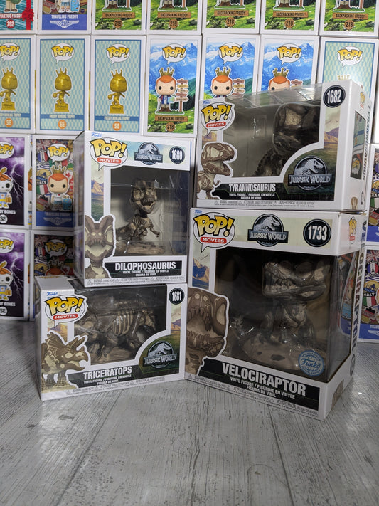 Funko pop Jurassic World - Fossil (Bundle)