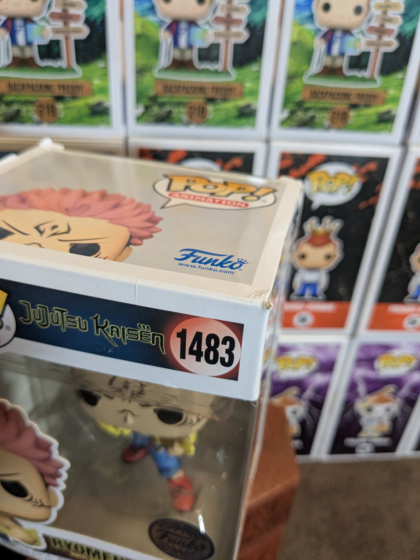Funko pop 1483 : Ryomen Sukuna Tearing Shirt (Destroyed Box/Opened)