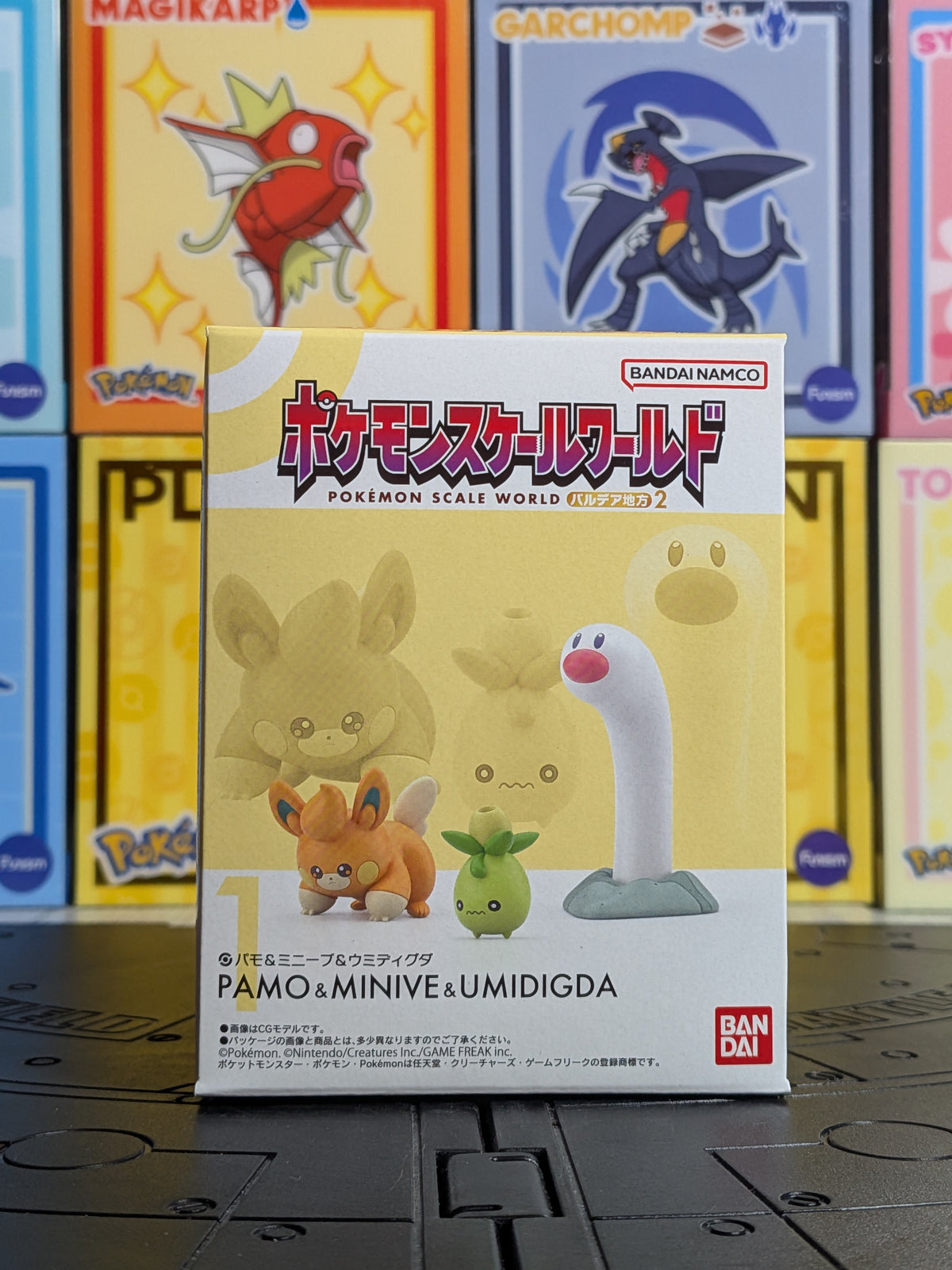 Pokémon Scale World Paldea - Pohm, Olivini & Taupikeau | Pawmi, Smoliv & Wiglett (Neuf)