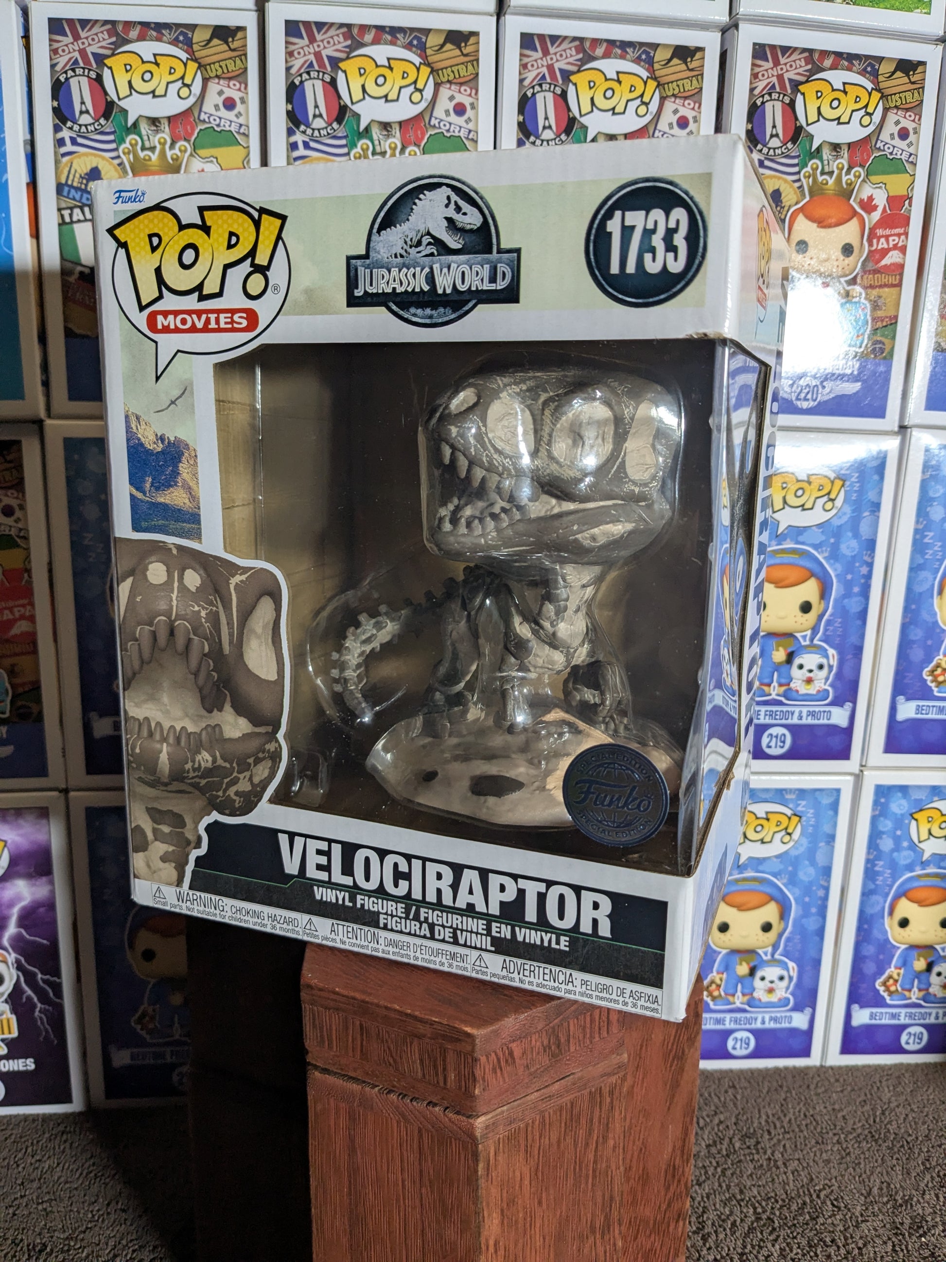 Funko pop 1733 : Velociraptor (Fossil) - CapyToys