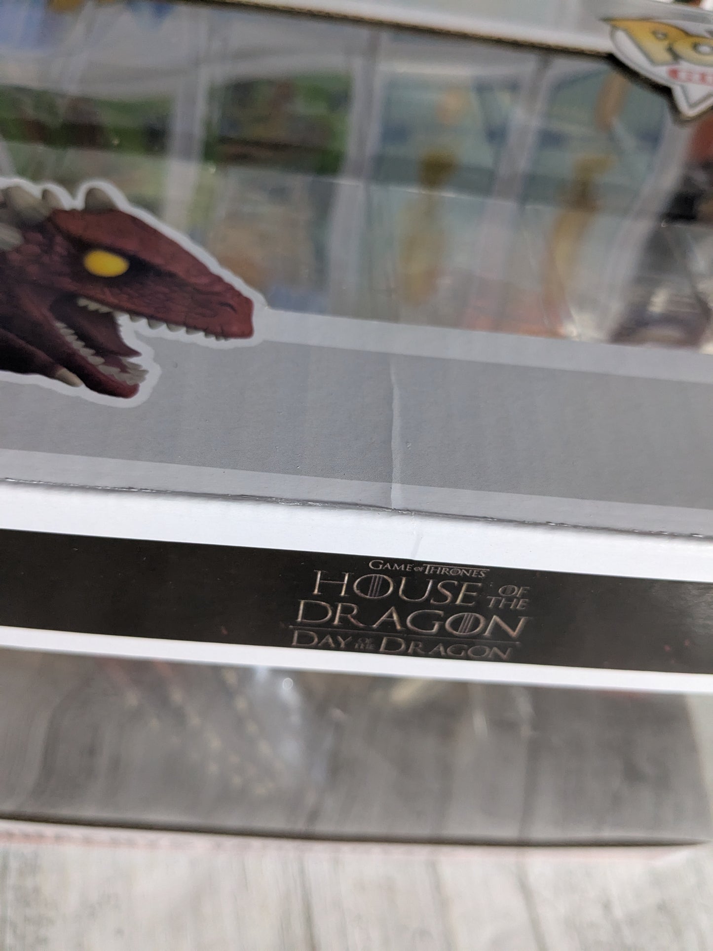 Funko pop House of the Dragon #124 - Rhaenys Targaryen with Meleys (Opened/Damaged Box)