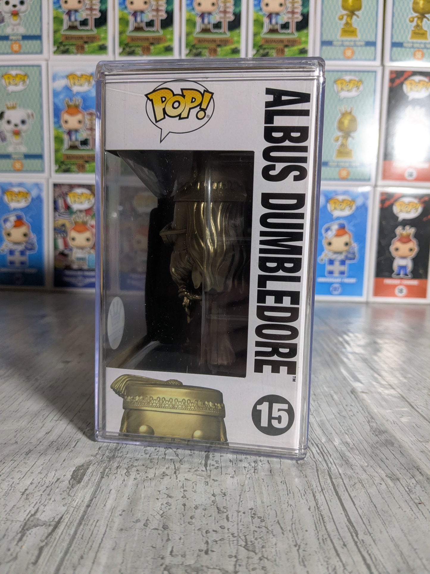 Loungefly - Harry Potter Hogwarts Castle Mini Backpack & Funko pop 15 : Albus Dumbledore (Golden) 🪄