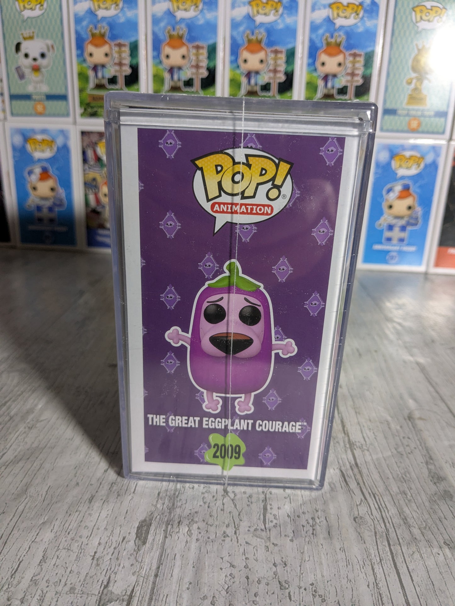 Funko pop Courage The Cowardly Dog #2009 - The Great Eggplant Courage (5000PCS)