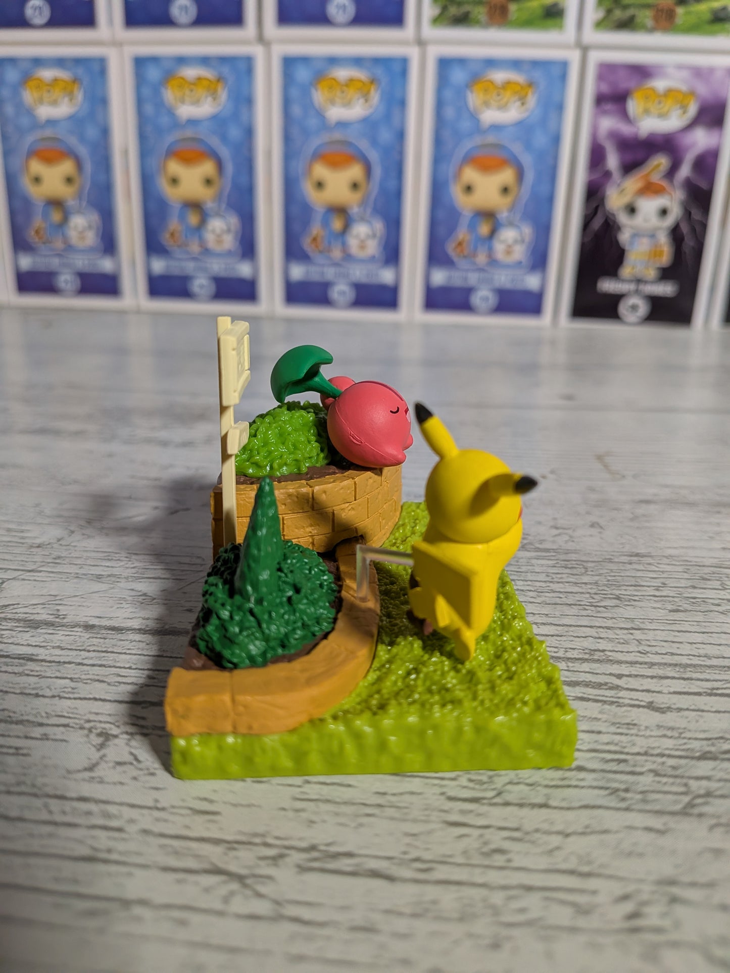 Re-Ment Pokémon - Pikachu & Granivol / Hoppip - Pokémon Garden