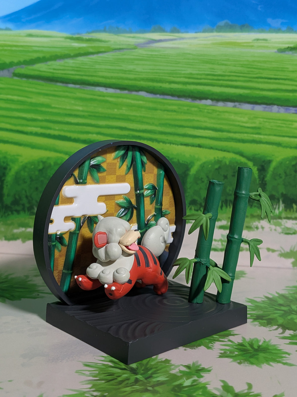 Re-Ment Pokémon - Caninos de Hisui / Growlithe (Hisuian form) - Japanese Style Window