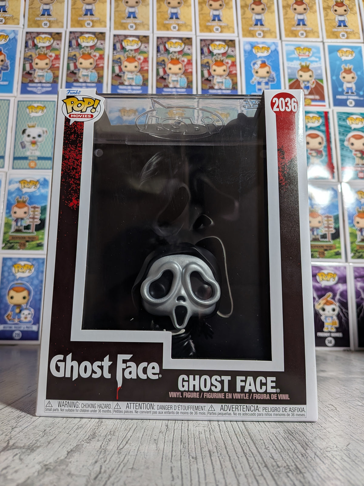 Funko Pop! Movies VHS Cover #2036 - Ghost Face (Metallic)