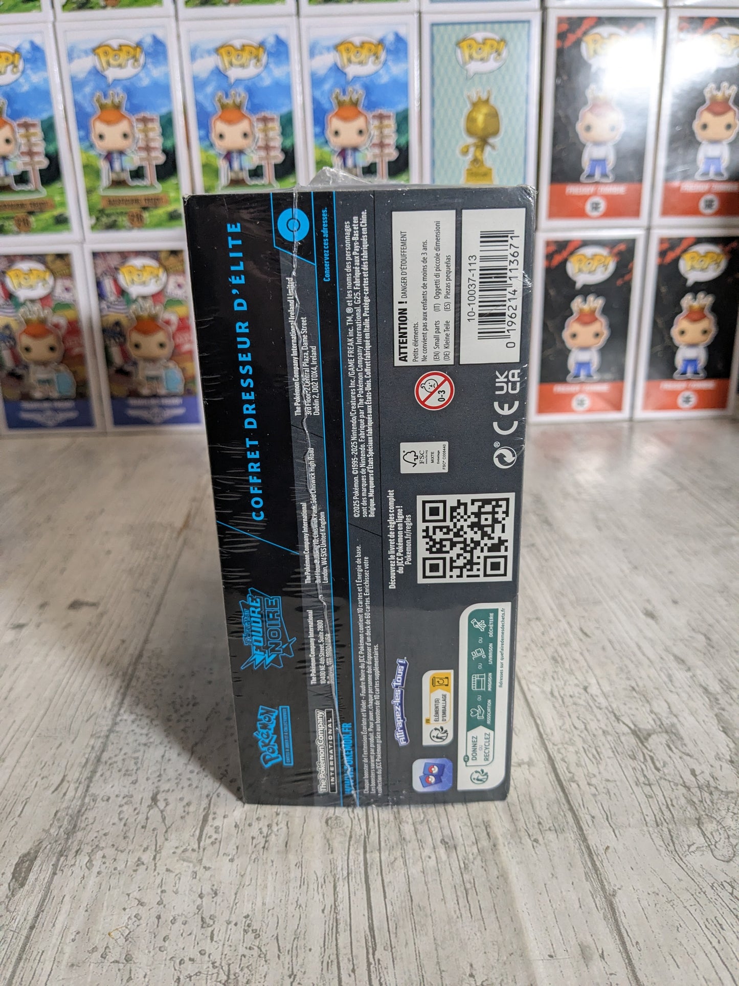 Pokémon - ETB Foudre Noire ZEKROM EV10.5 (FR) | 9 Boosters